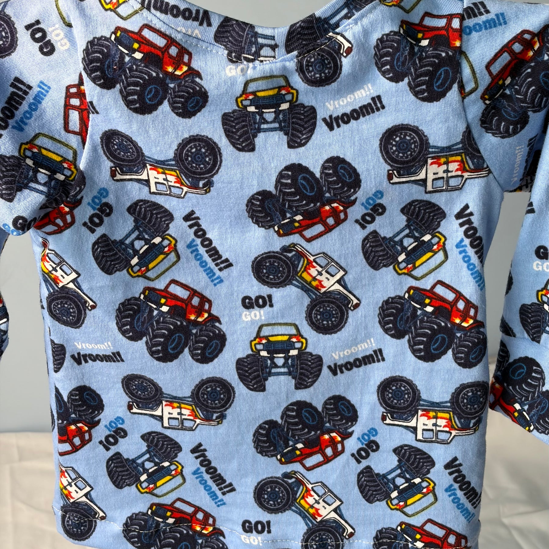 MONSTER TRUCK LONG SLEEVE TOP & PANTS 6-9 Months