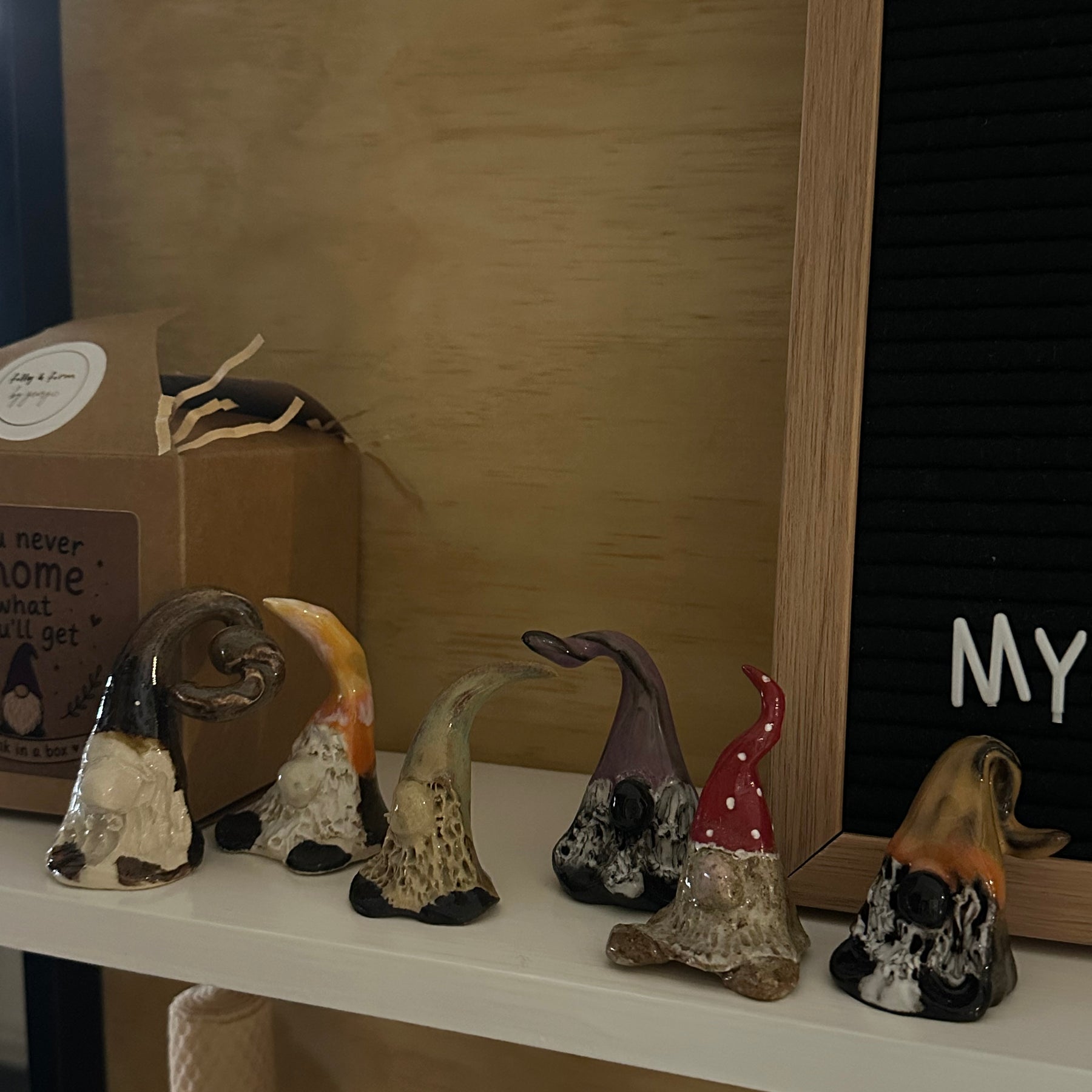 Gonk in a Box | Handmade Ceramic Mystery Gonk | Gnome for your home!