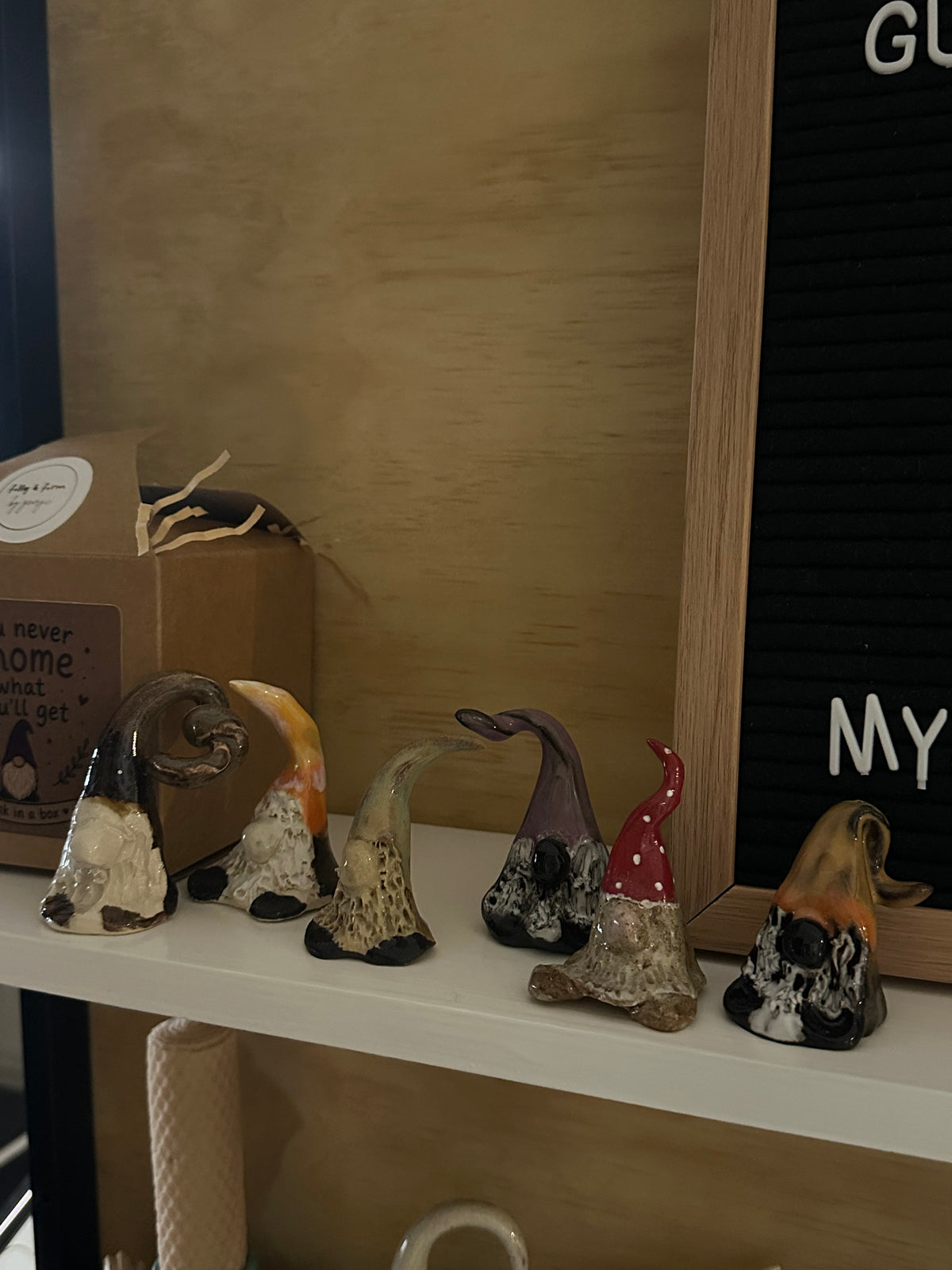 Gonk in a Box | Handmade Ceramic Mystery Gonk | Gnome for your home!