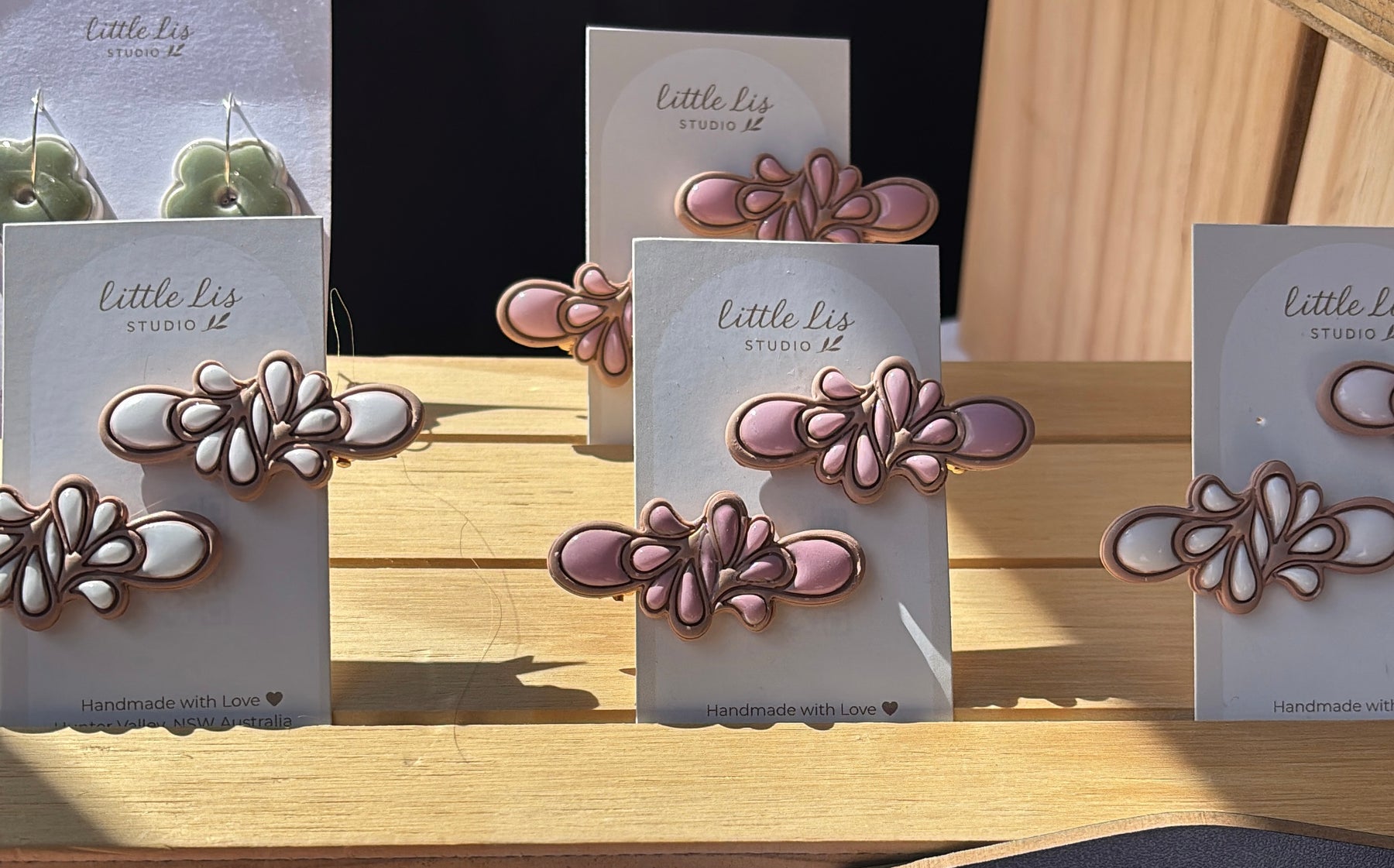 Floral Statement Hair Clips