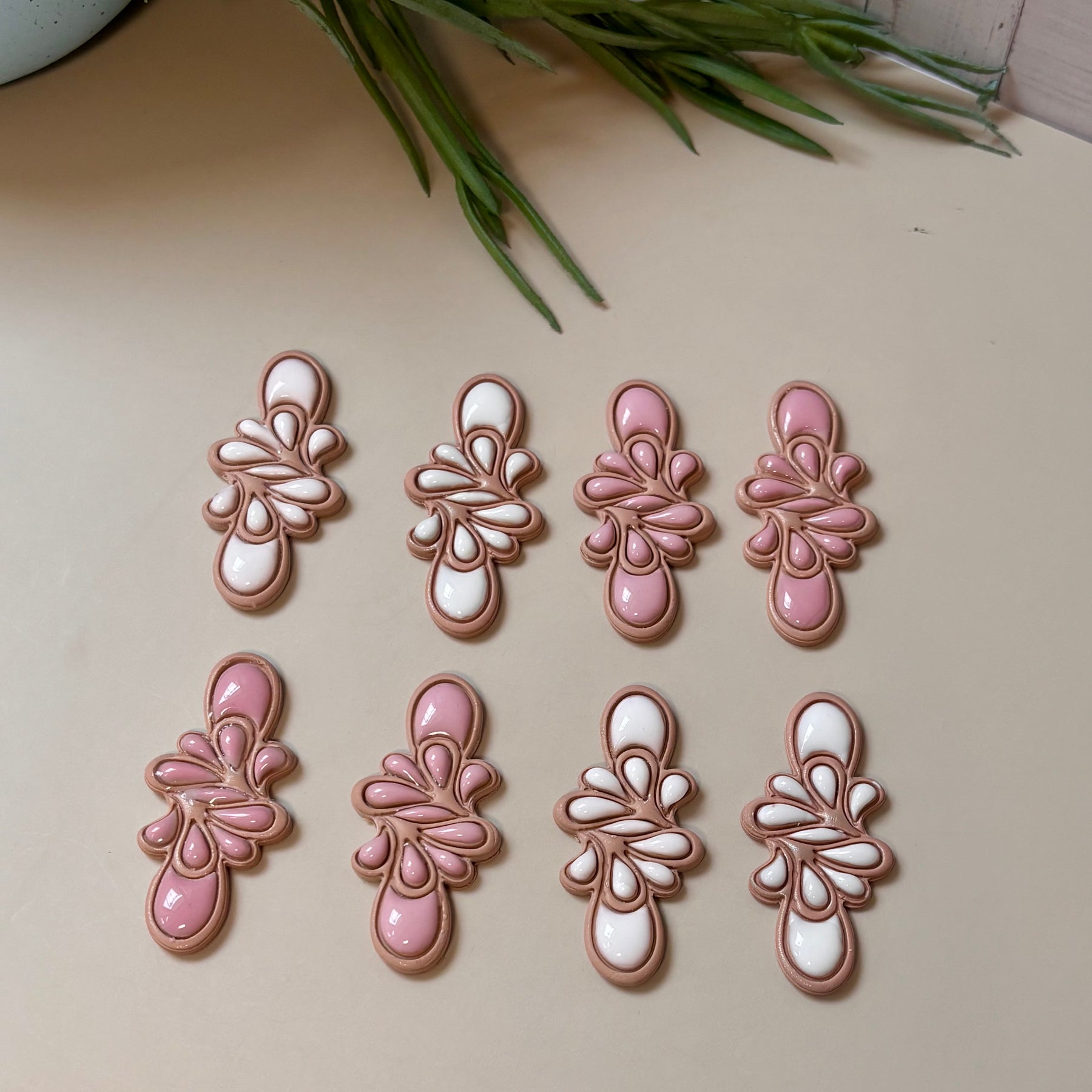 Floral Statement Hair Clips