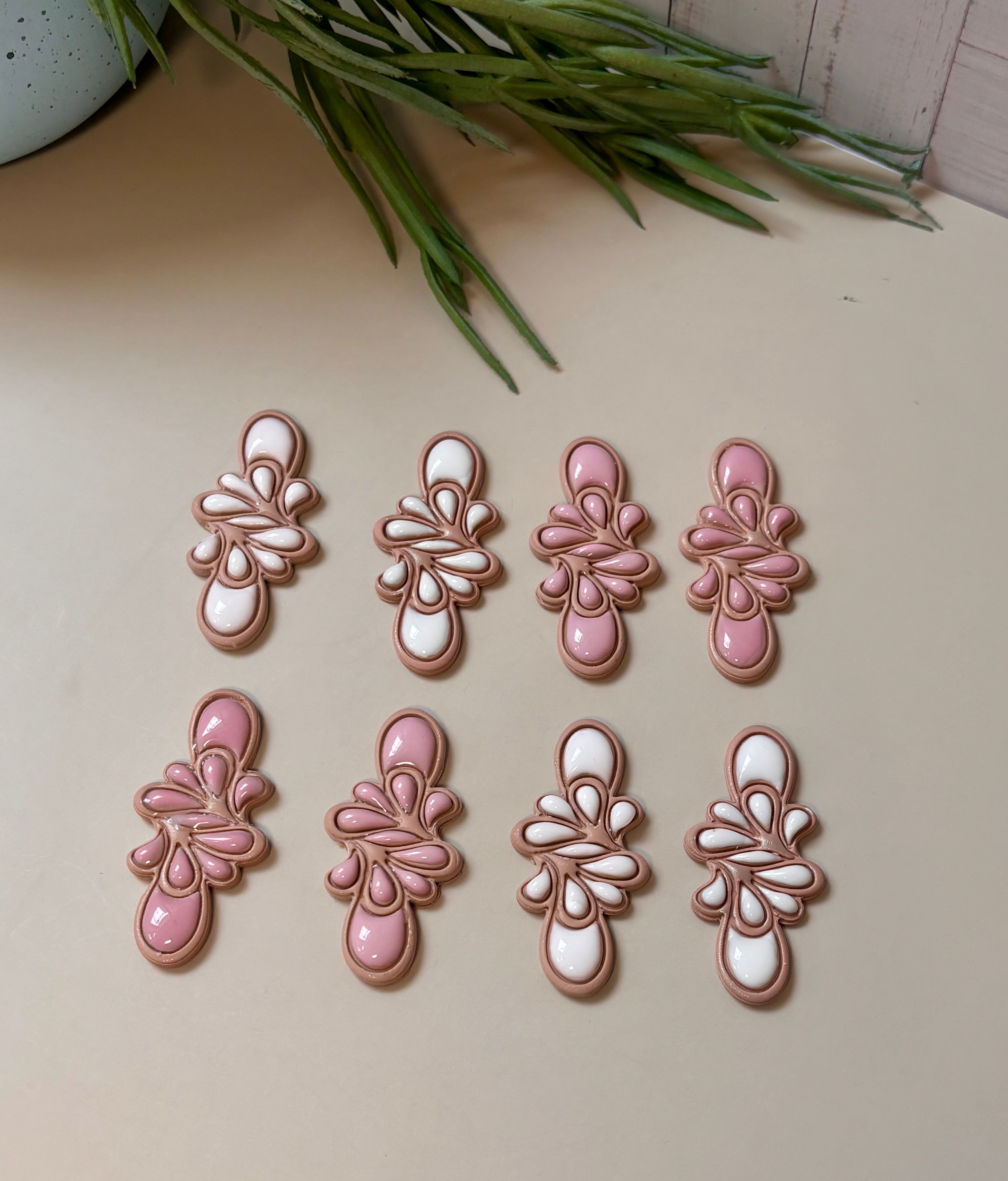 Floral Statement Hair Clips