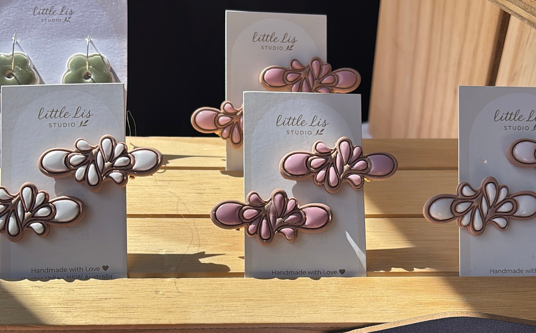 Floral Statement Hair Clips
