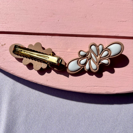 Floral Statement Hair Clips