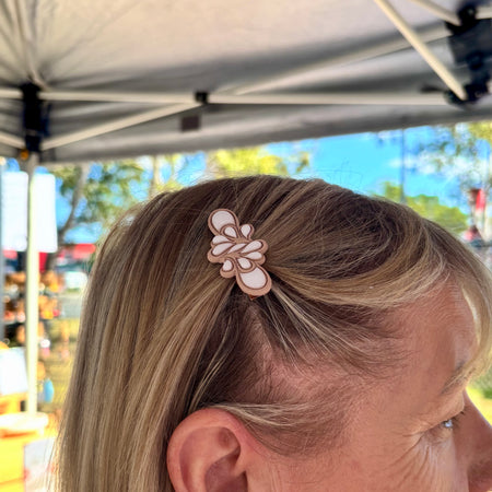 Floral Statement Hair Clips
