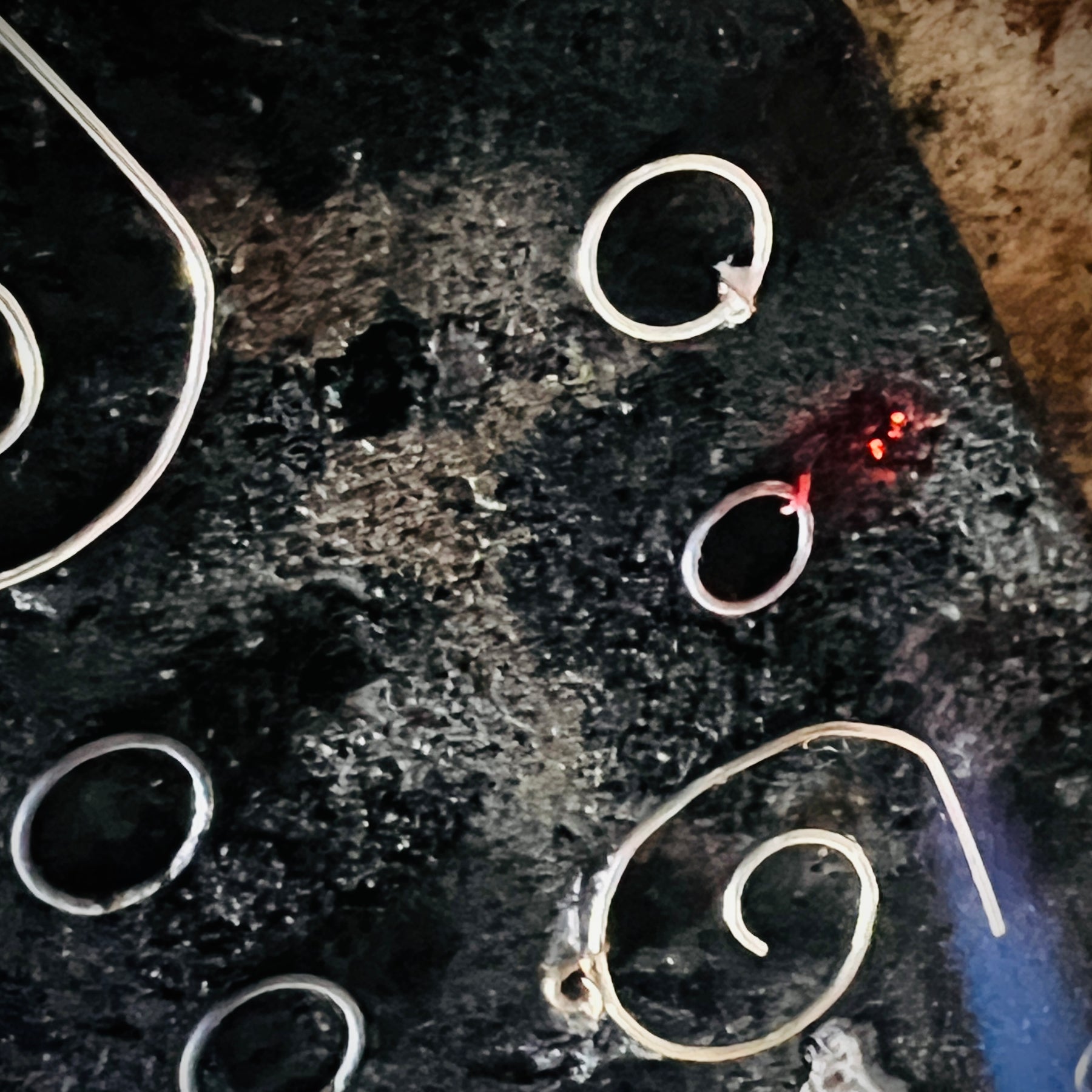 Circle + Pearl Earrings | Sterling Silver | Freshwater Pearls