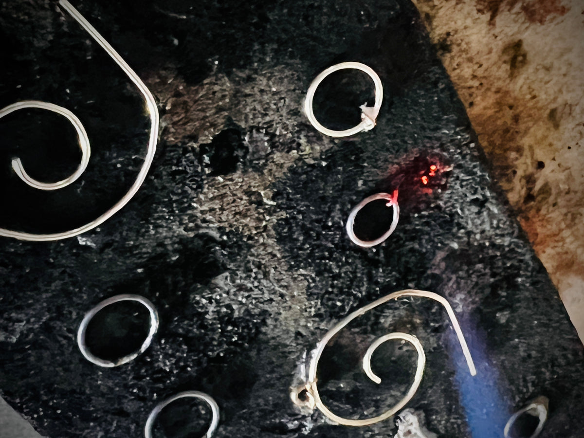 Circle + Pearl Earrings | Sterling Silver | Freshwater Pearls