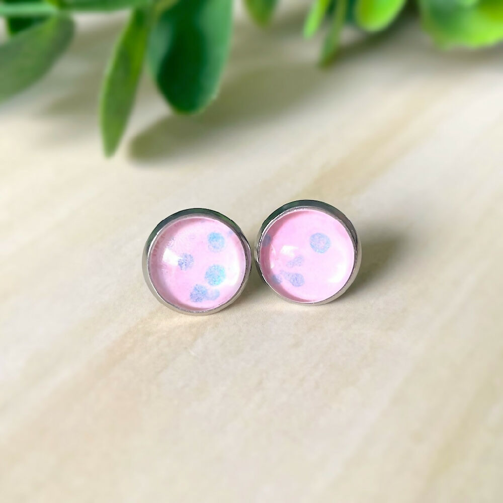 Australian-artist-handmade-jewellery-stud-earrings-I