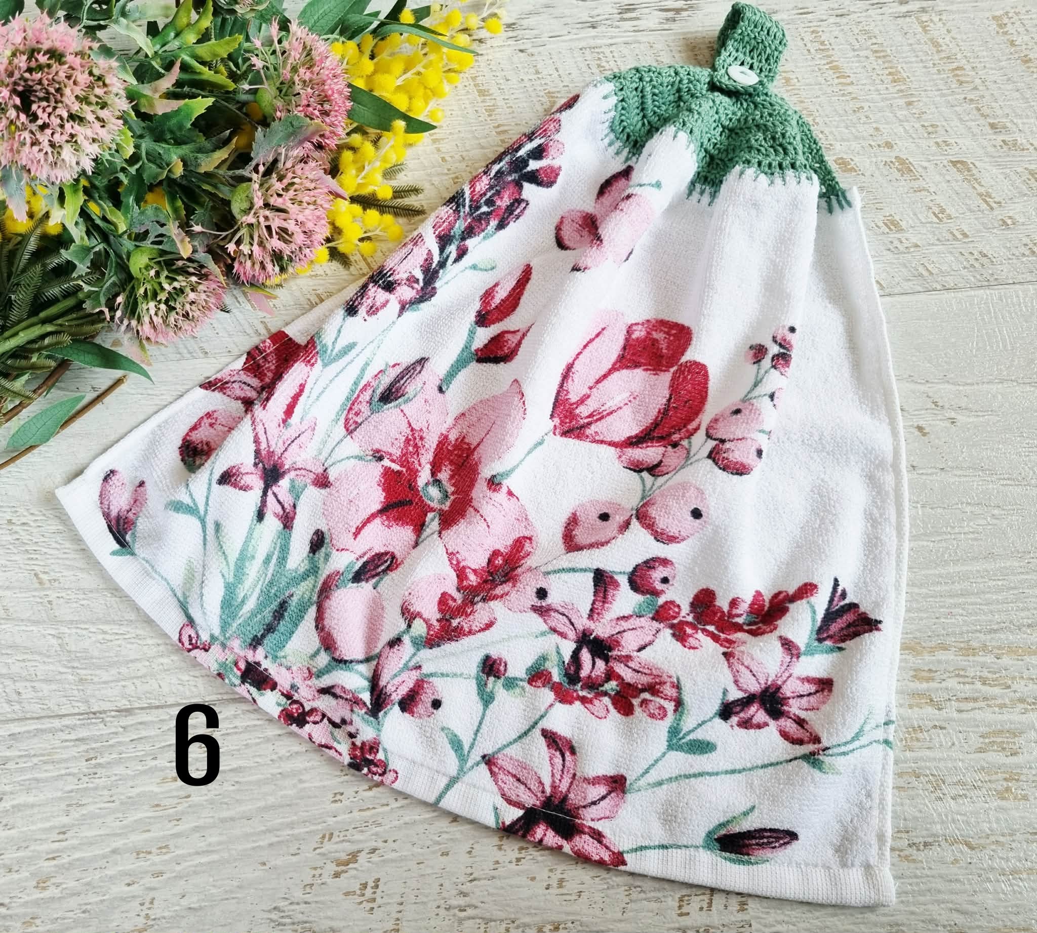 Kitchen Hand Towel | Hanging | Cotton | SINGLE LAYER | 9 Styles - 1-9