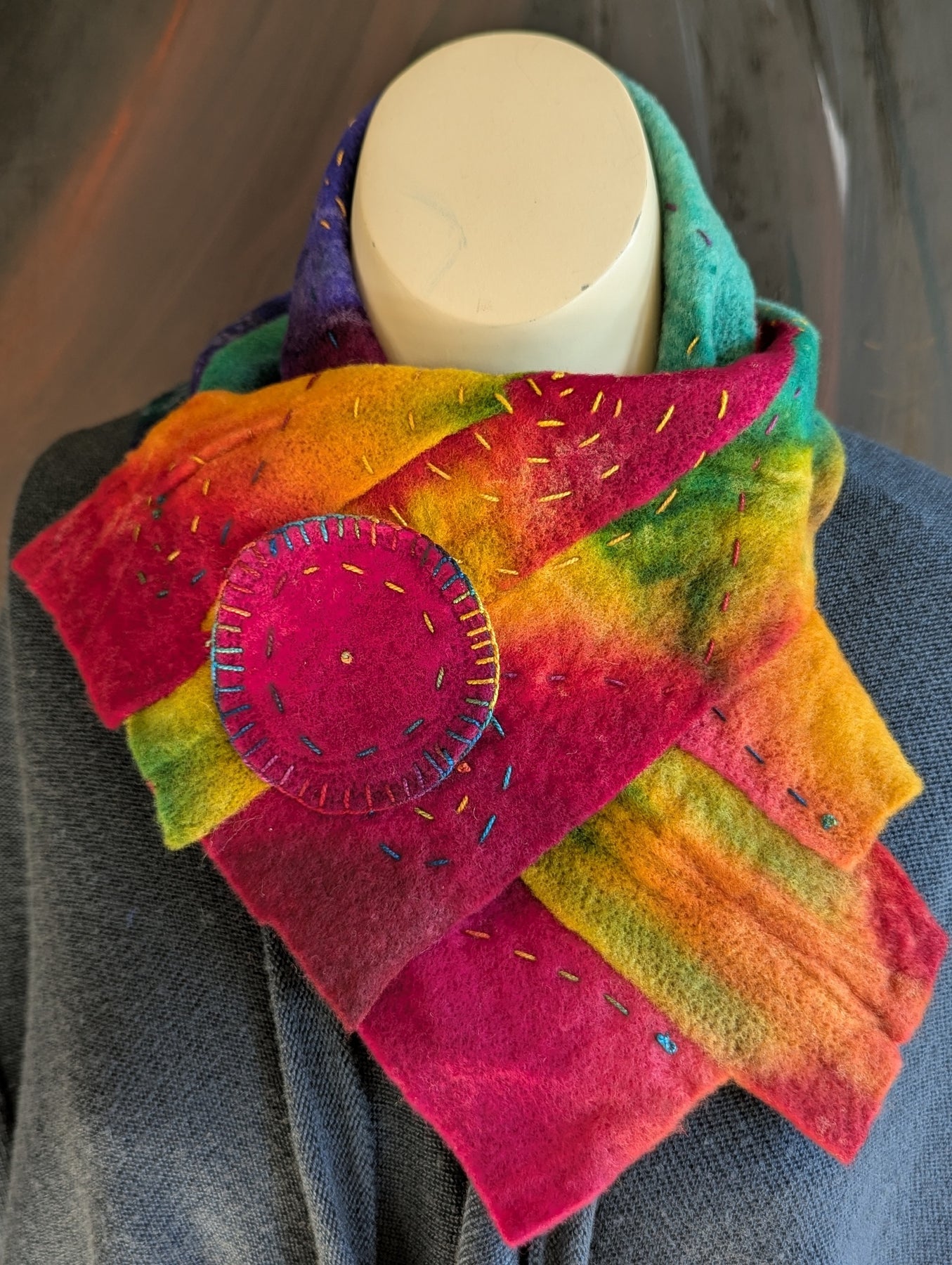 Merino Neck Warmer-Indian Splendour