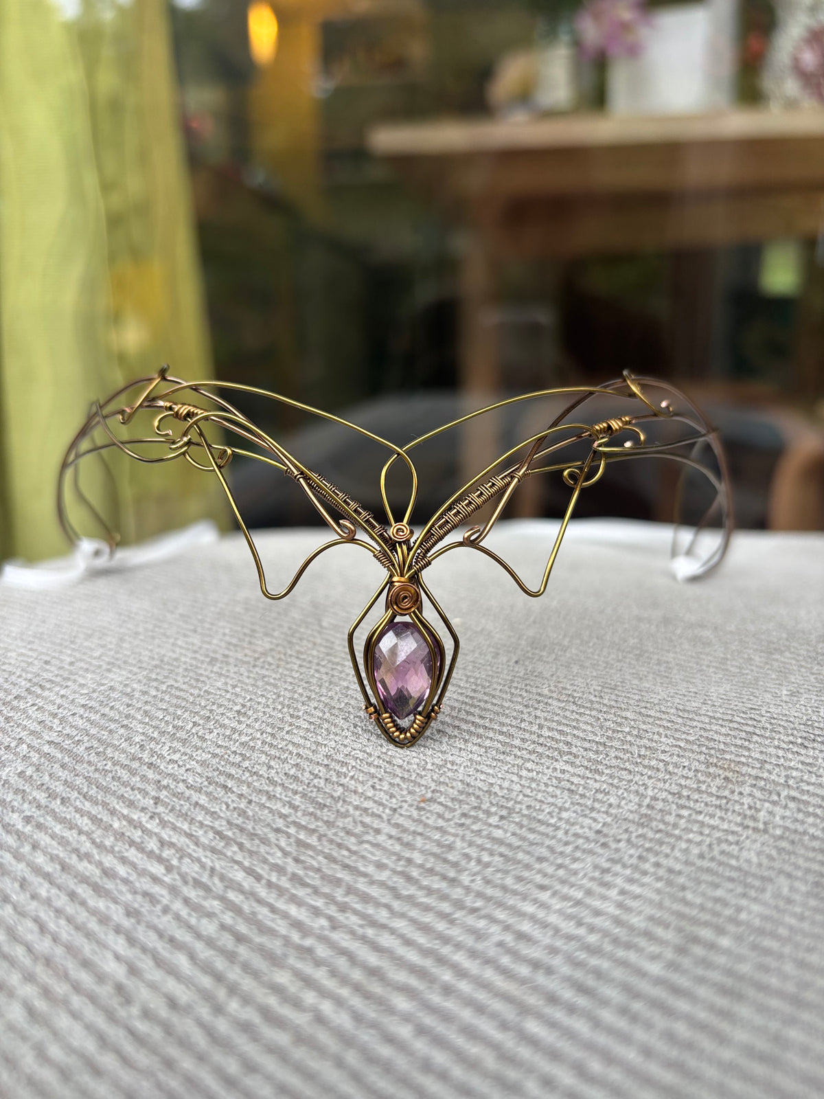 Amethyst Crystal elven fairy fantasy crown
