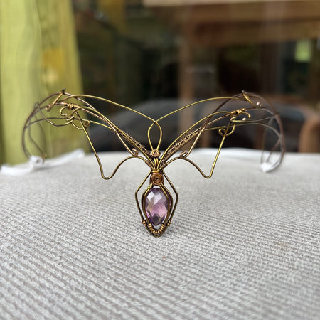 Amethyst Crystal elven fairy fantasy crown