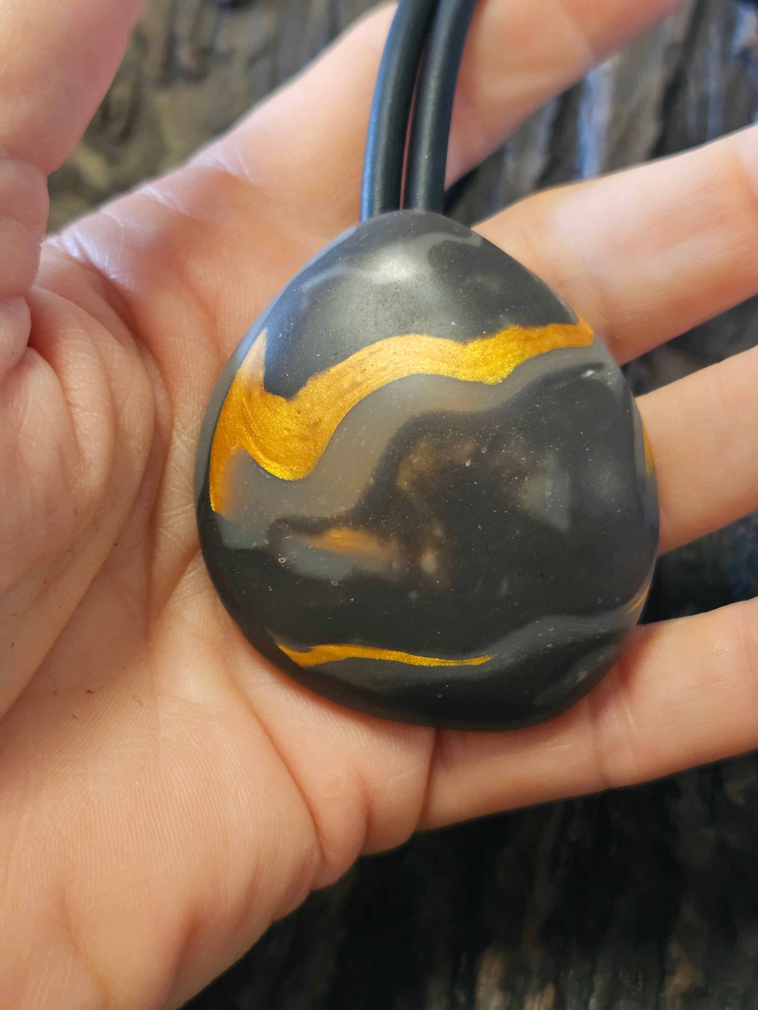 AFTERGLOW - POLYMER CLAY PENDANT