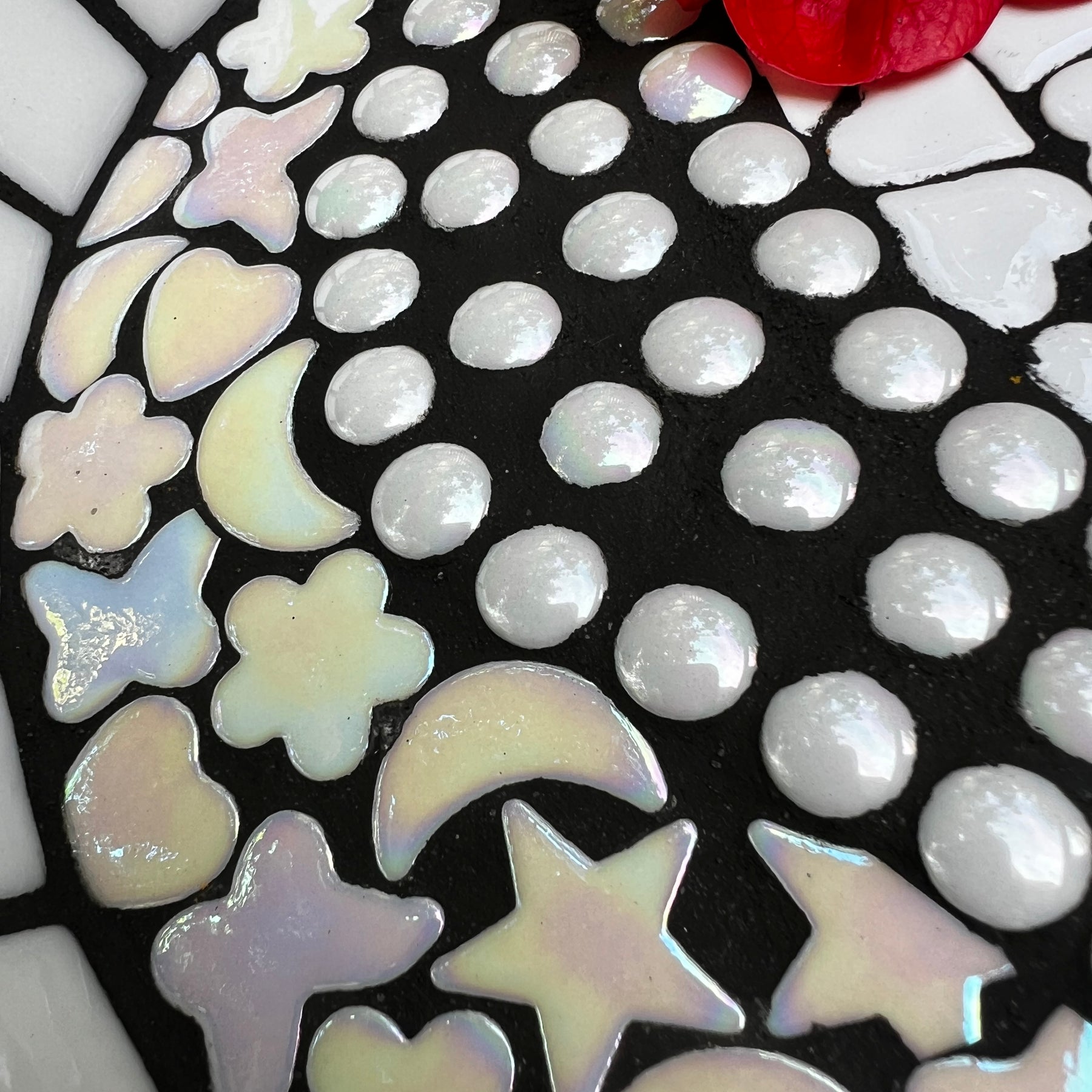 Mosaic Bee Bath.