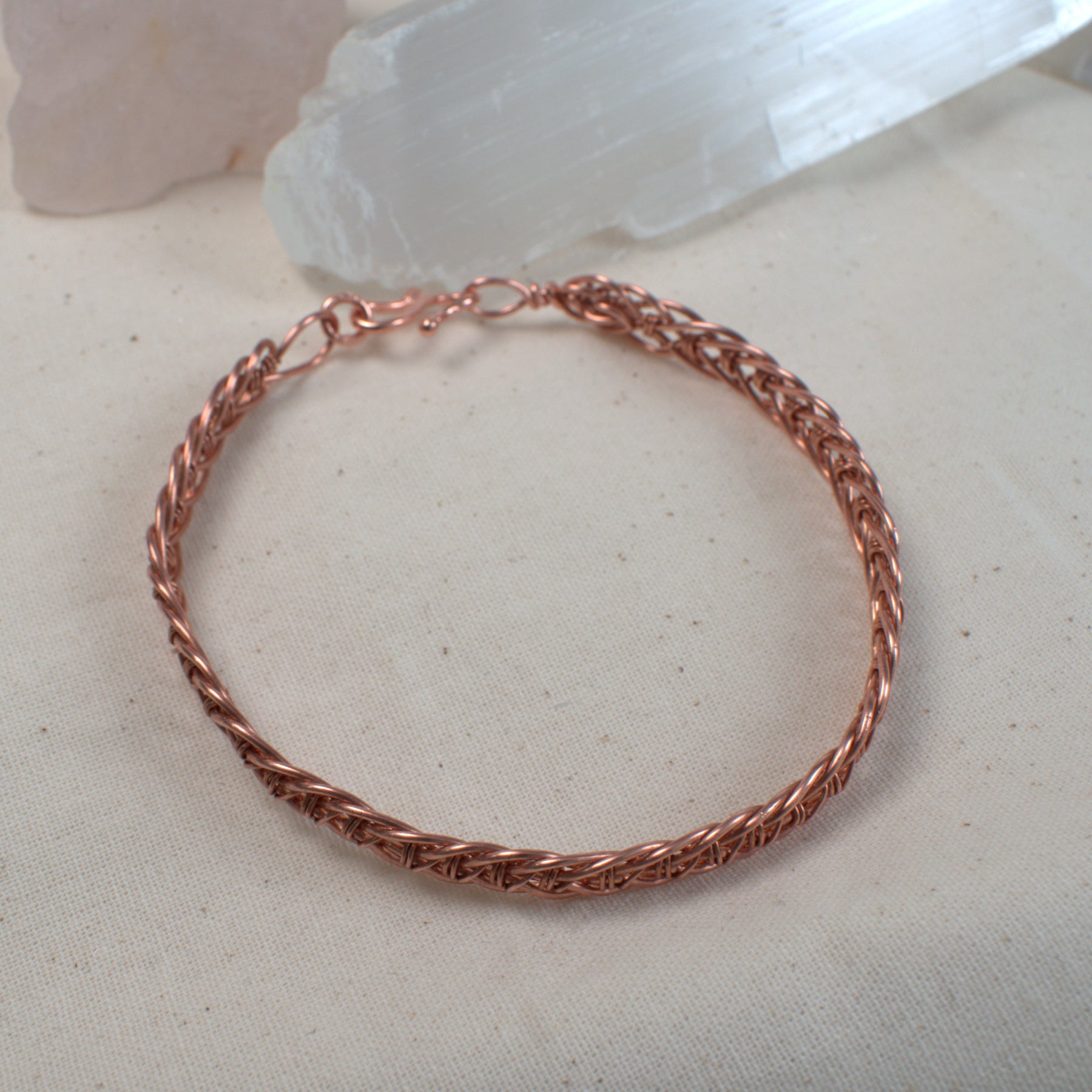 Rhythm - Hand Woven Copper Bracelet