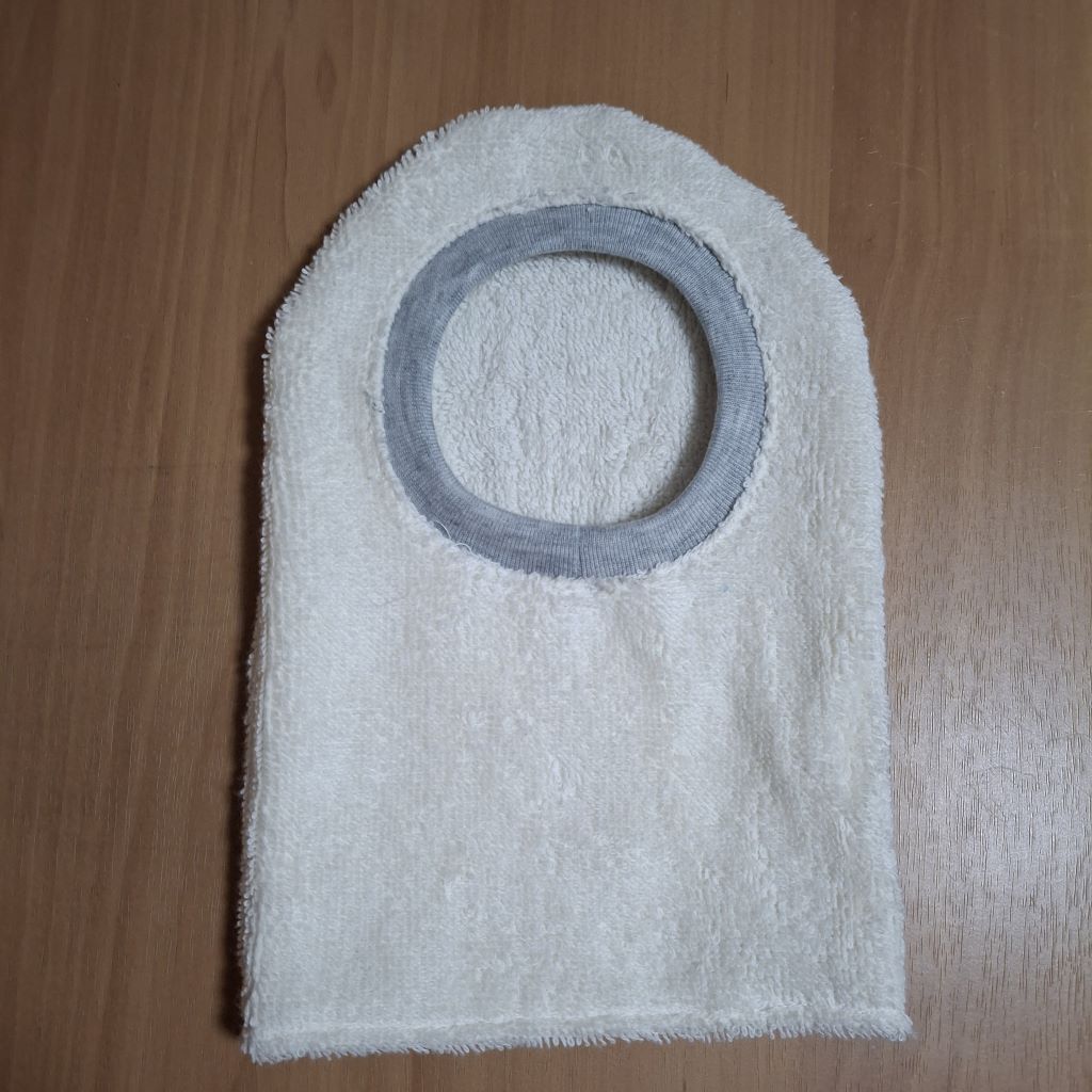 STOMA BAG COVER REGULAR CREAM TOWELING ILEOSTOMY, COLOSTOMY, UROSTOMY