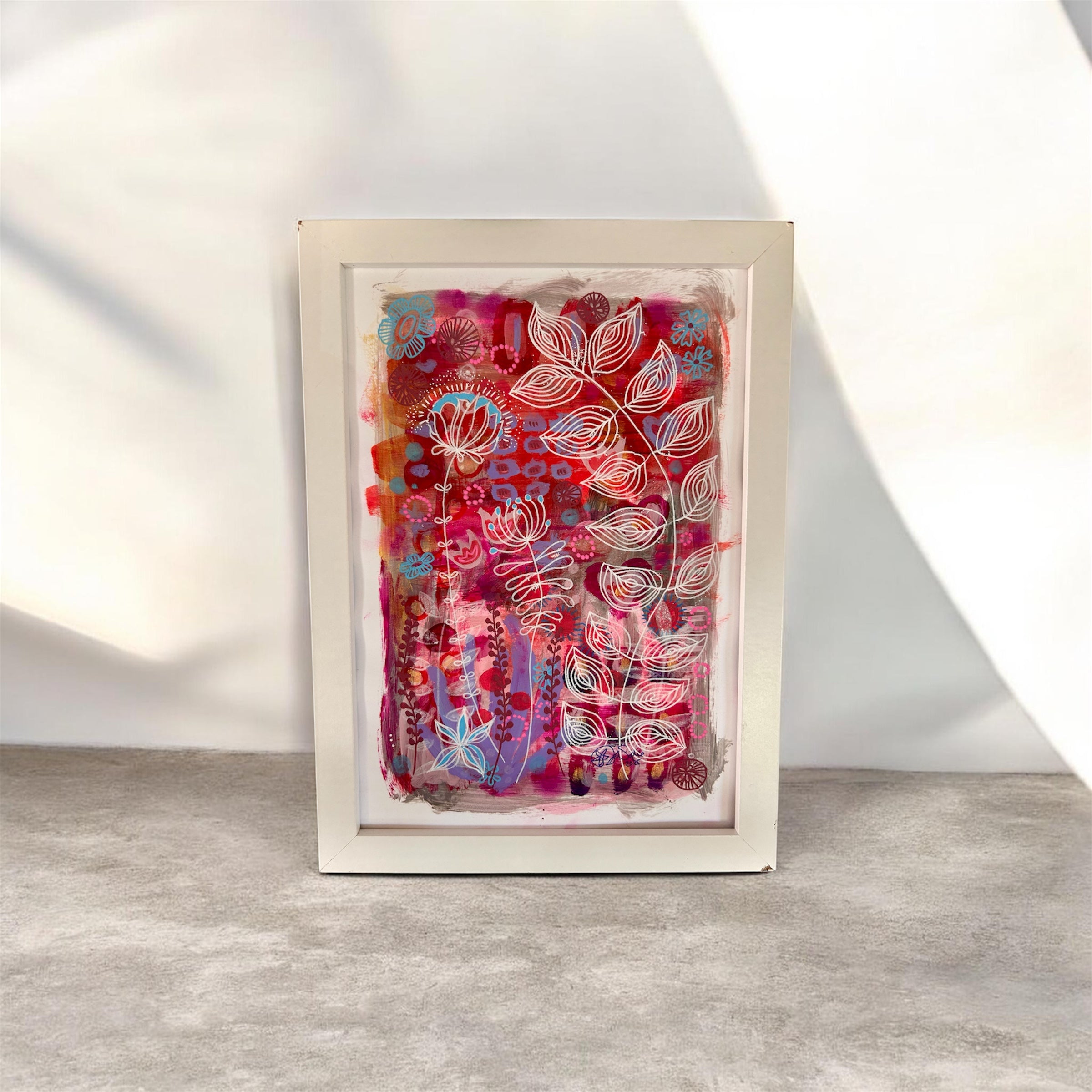 Original Hand Painted Art: The Dawn Blooming