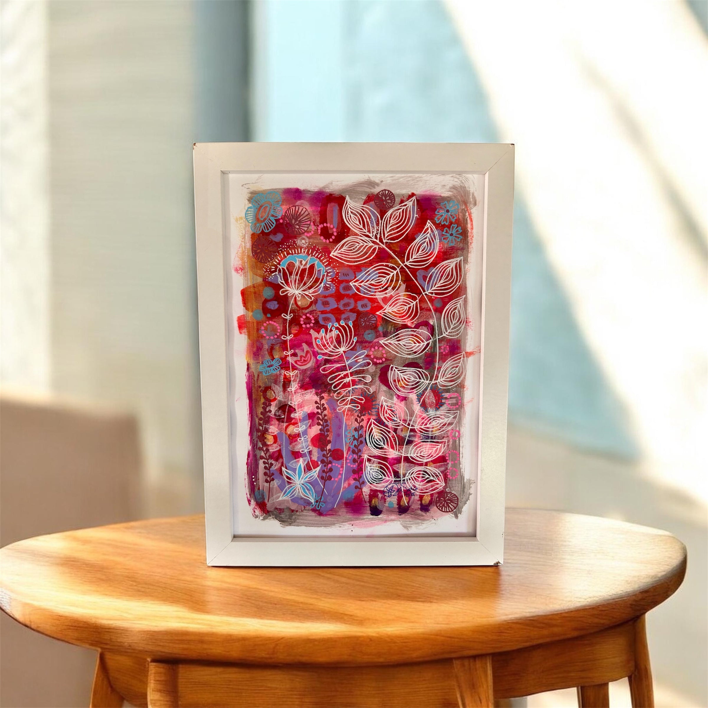 Original Hand Painted Art: The Dawn Blooming