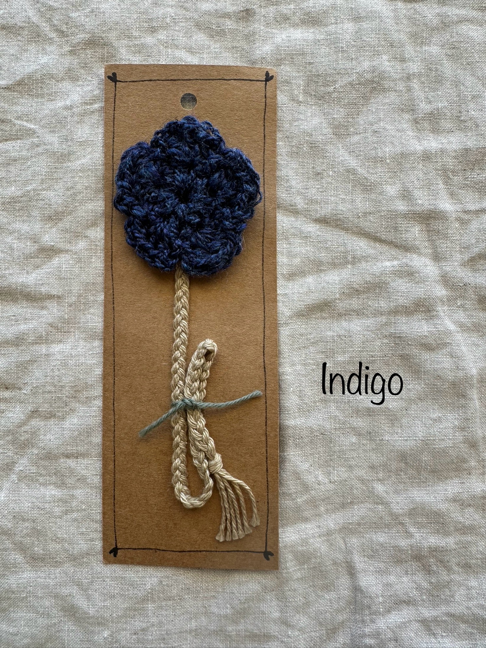 Handspun Flower Bookmarks - Perfect Teacher Gift