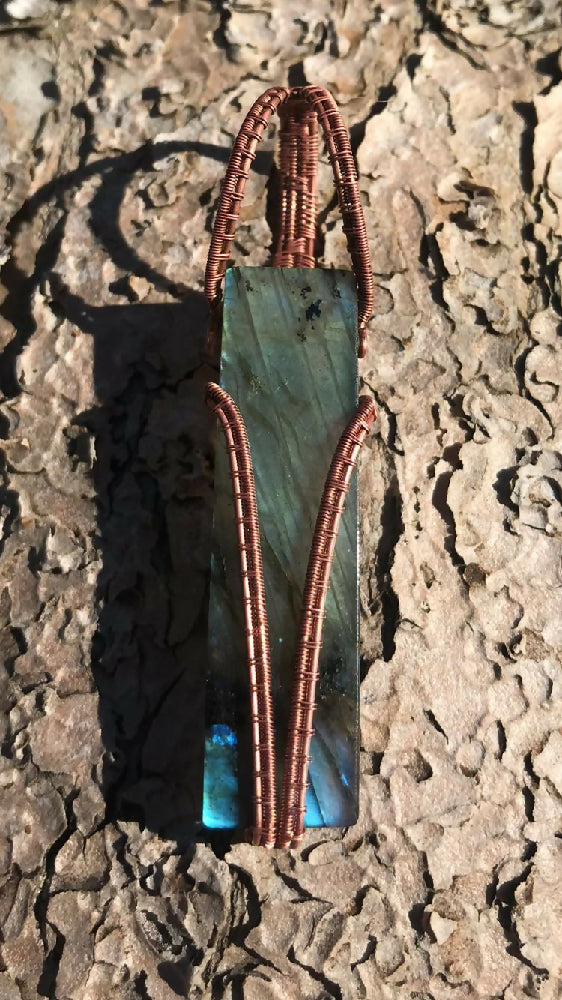 Laborite Necklace copper weave