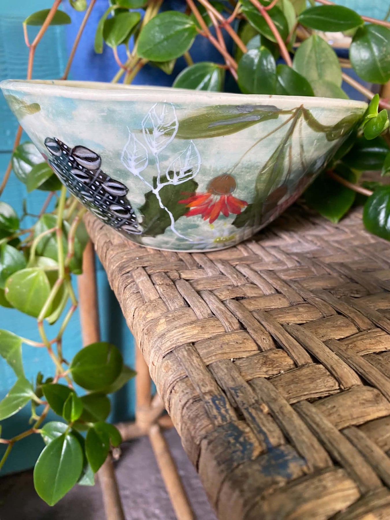 Native Australian flora handmade pottery