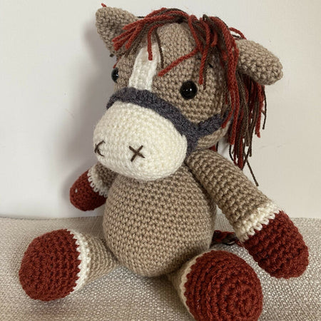 Oatley the Horse - crocheted toy