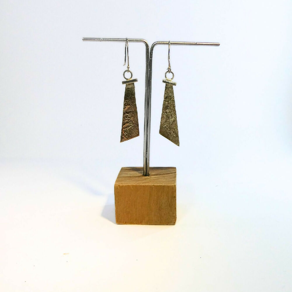 Sterling silver and copper hung M003
