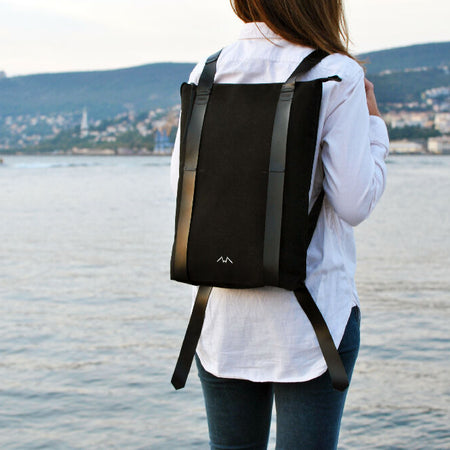 Stylish Minimalist Laptop Backpack for Her - Sleek and Functional Design