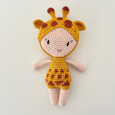 Giraffe | Crochet Doll | 20cm | Ready to Ship