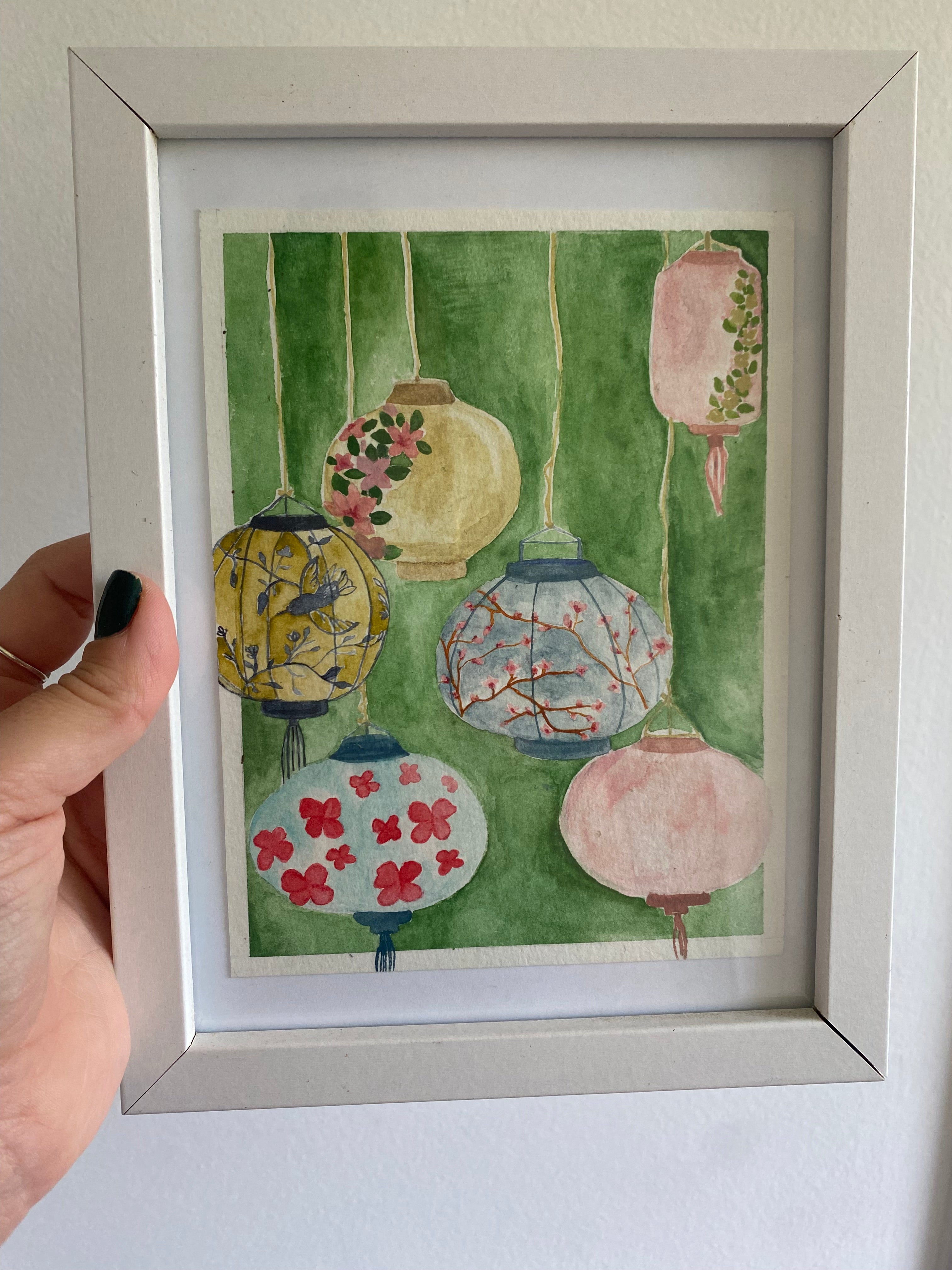 Small original watercolour paintings (12.8 by 16.8 cm)