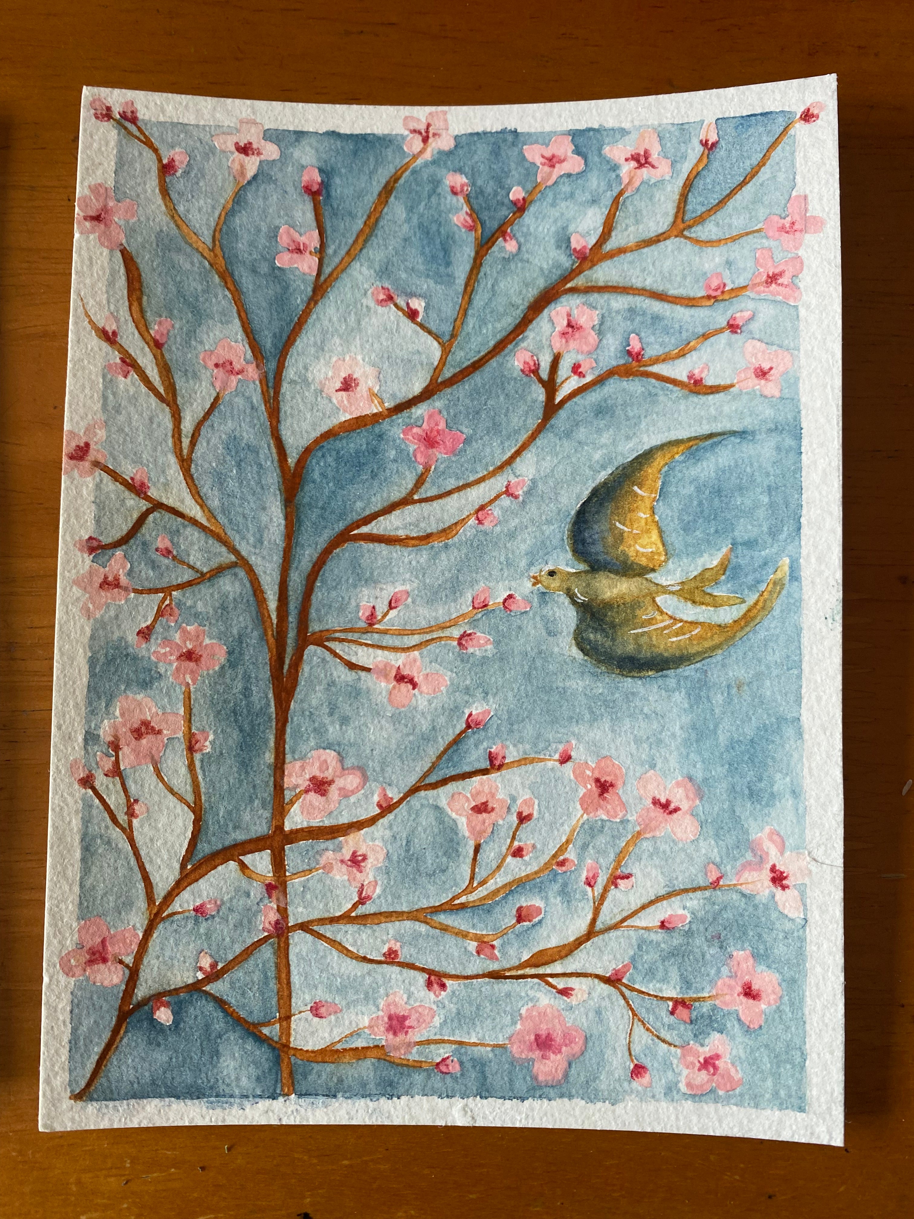 Small original watercolour paintings (12.8 by 16.8 cm)