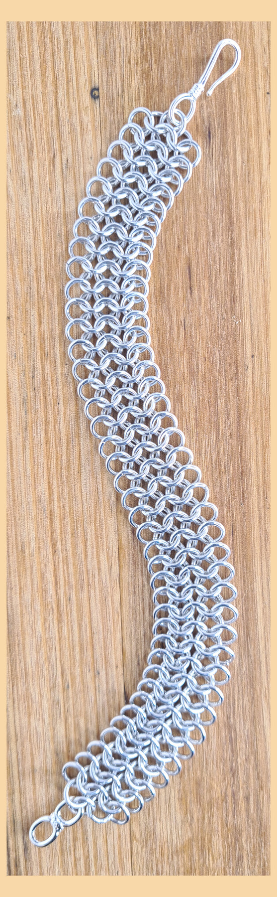 Chainmaille European 4 in 1 Weave Bracelet