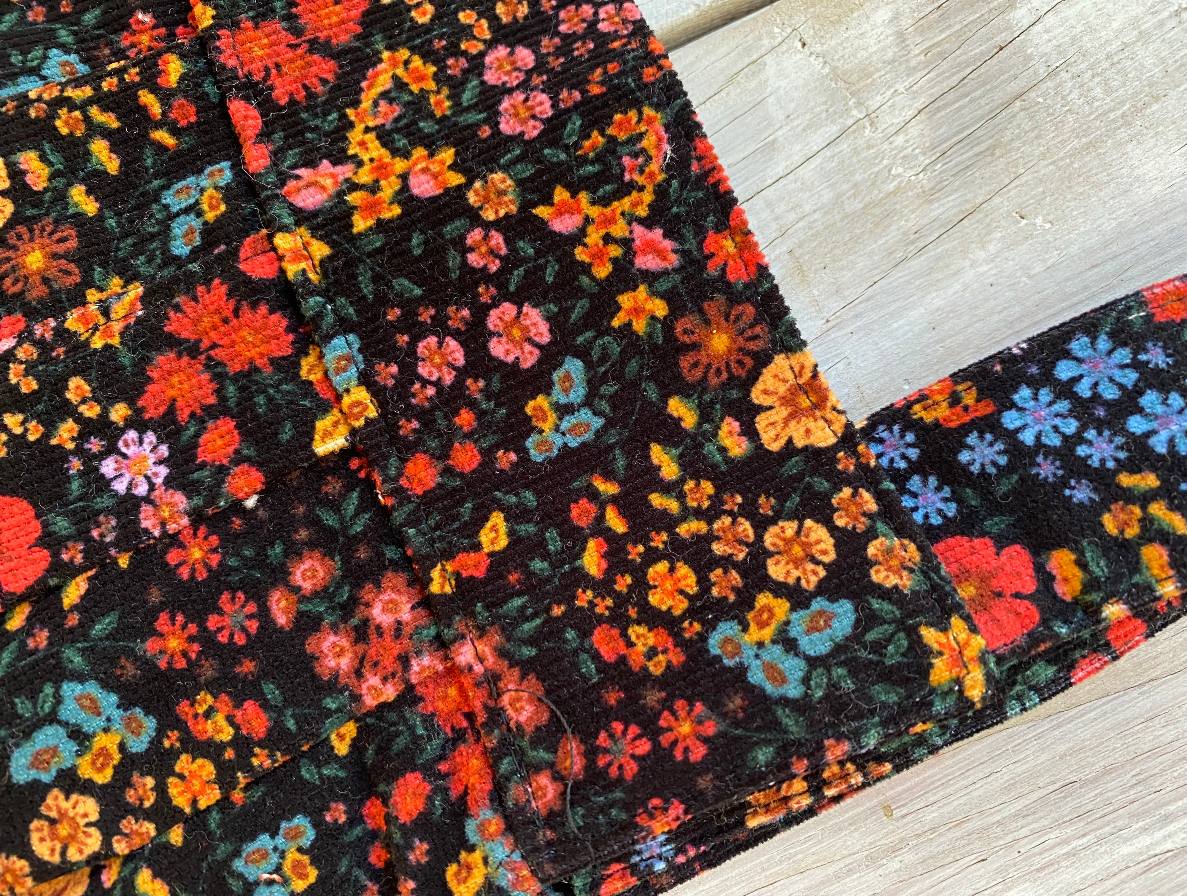 Corduroy Childs overalls autumn floral size 3