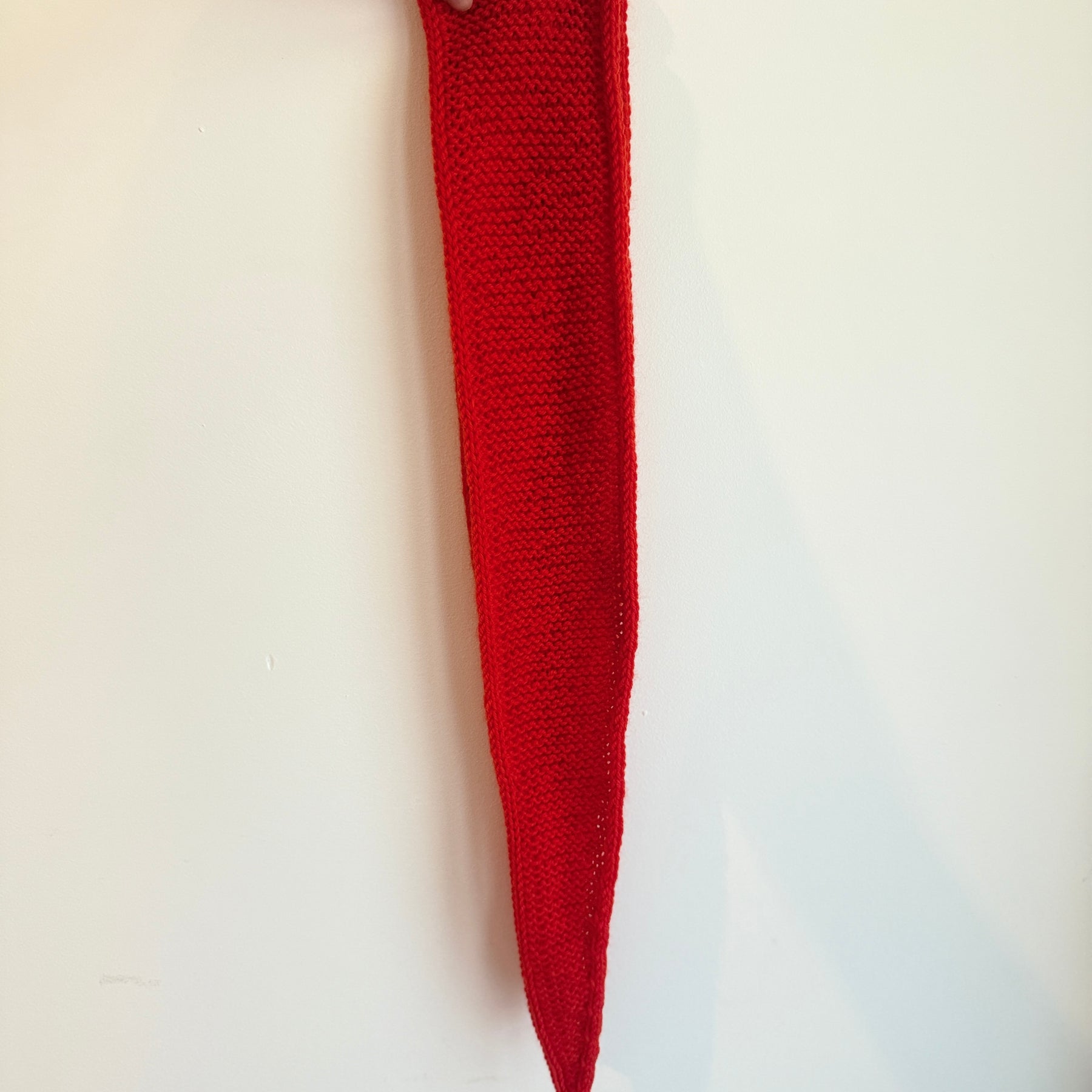 Knit sophie scarf in orange
