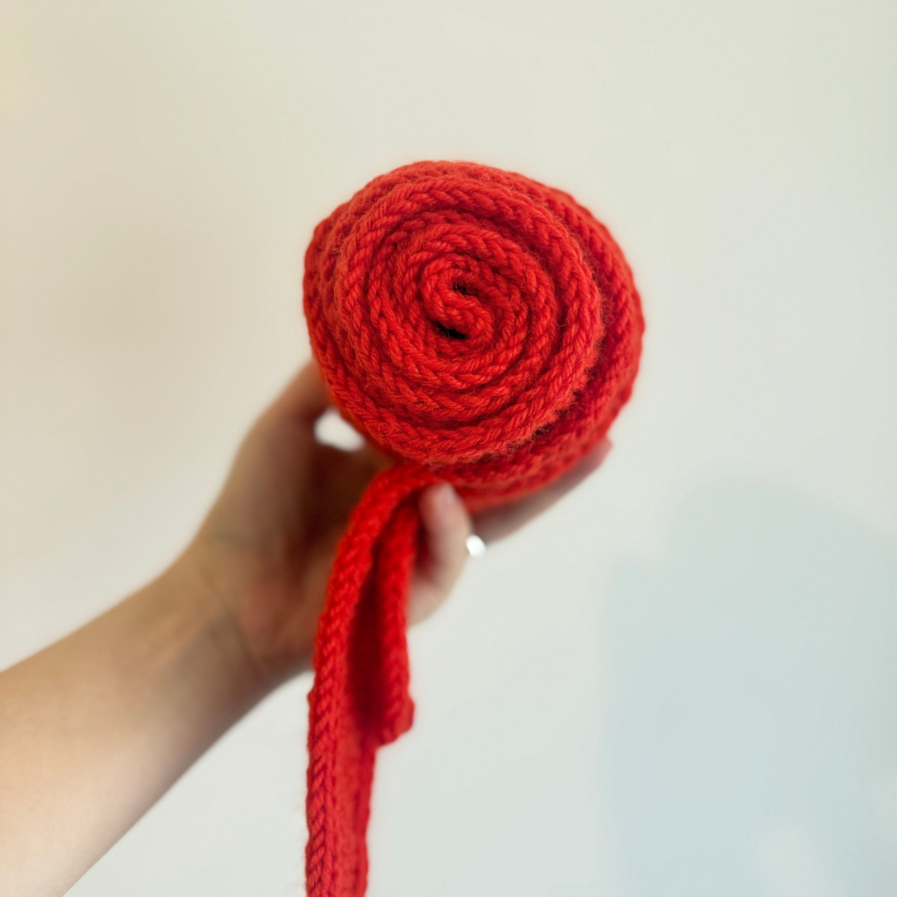 Knit sophie scarf in orange