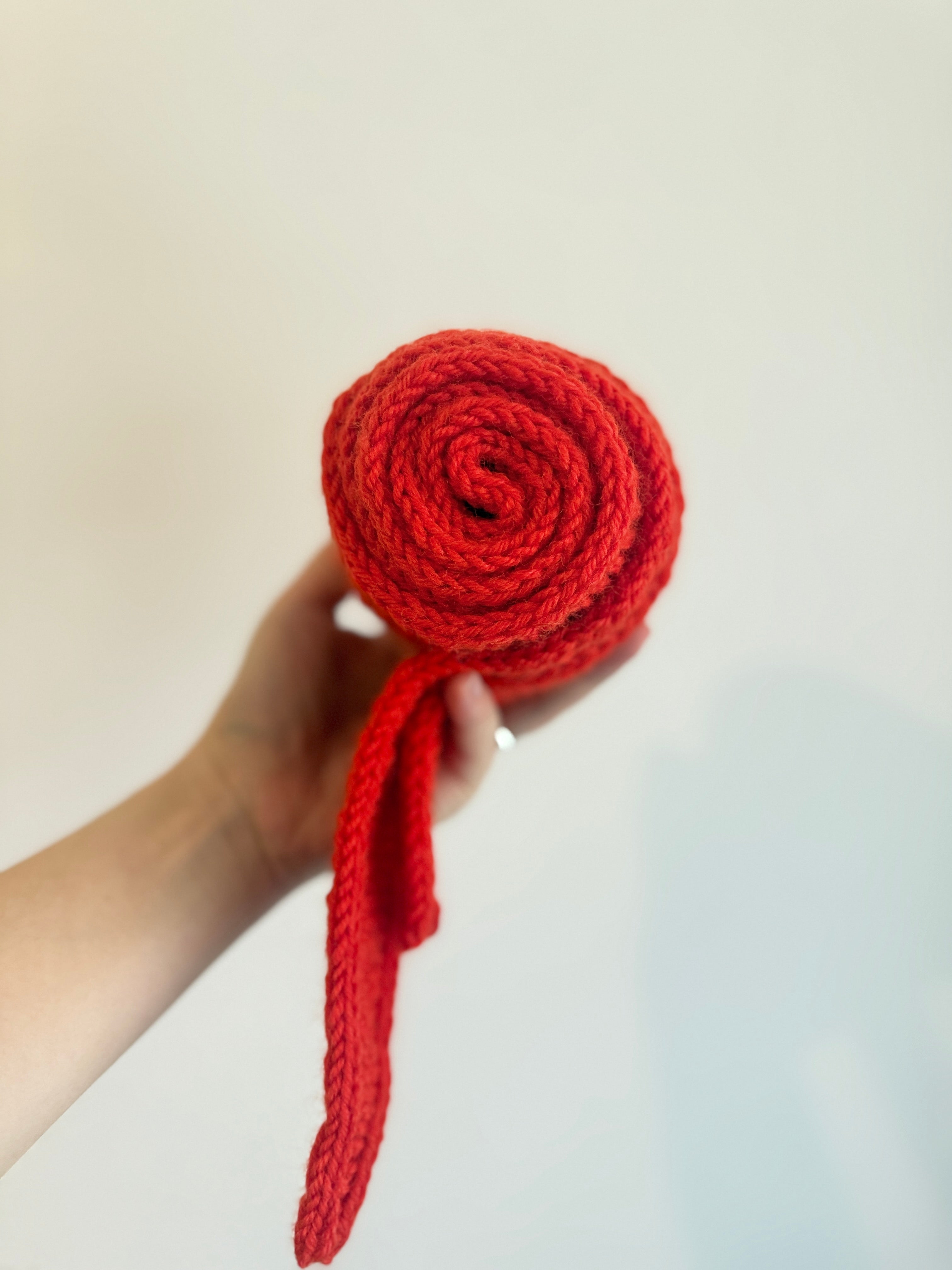 Knit sophie scarf in orange