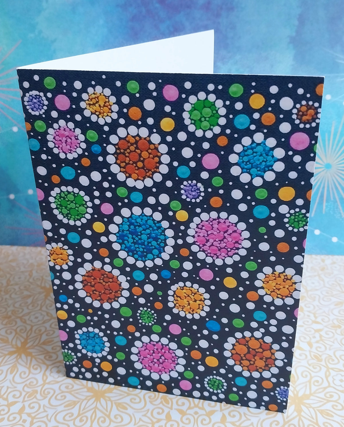 Circles Blank Greeting Card