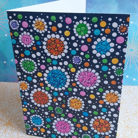 Circles Blank Greeting Card