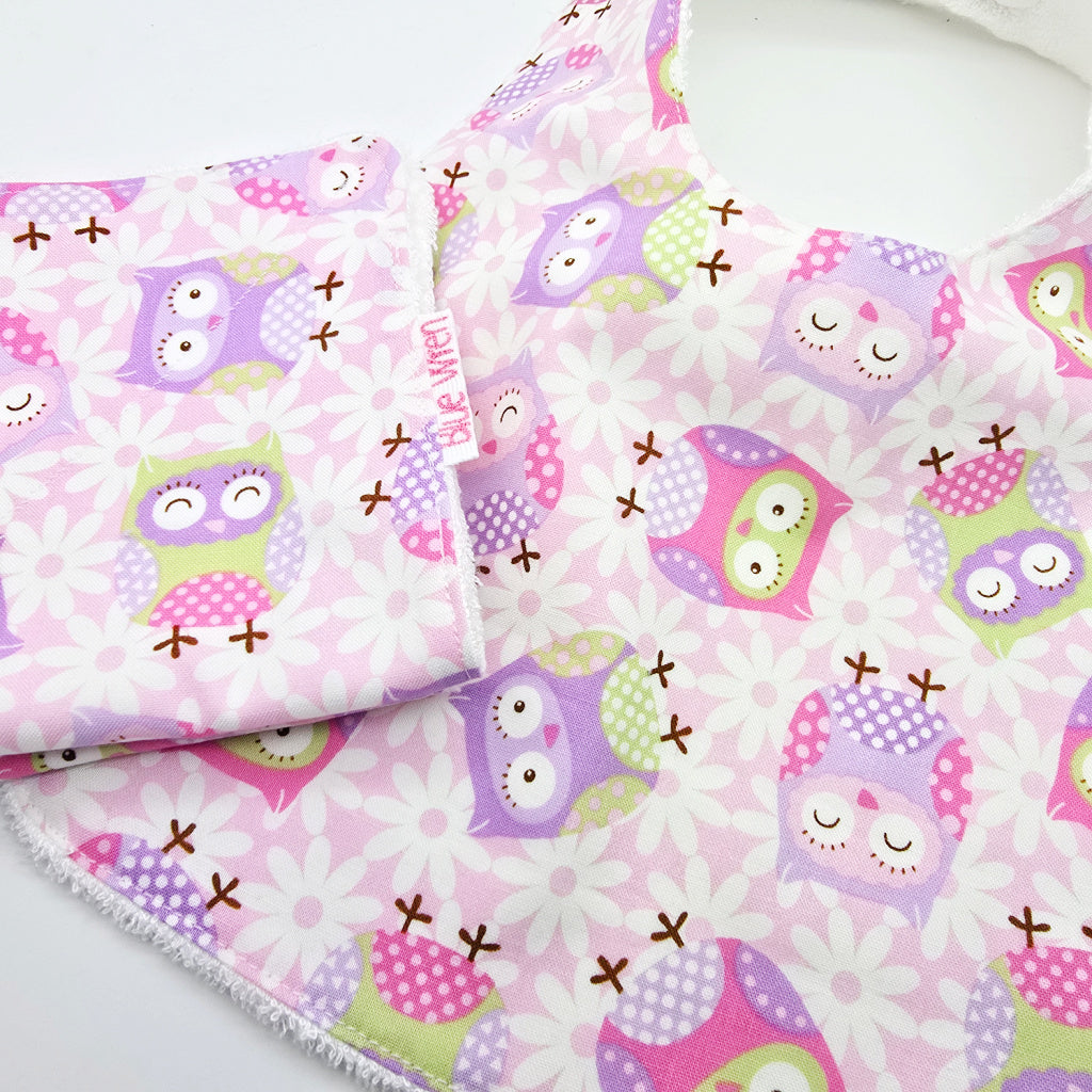 Baby Bib and Wash Cloth Gift Set