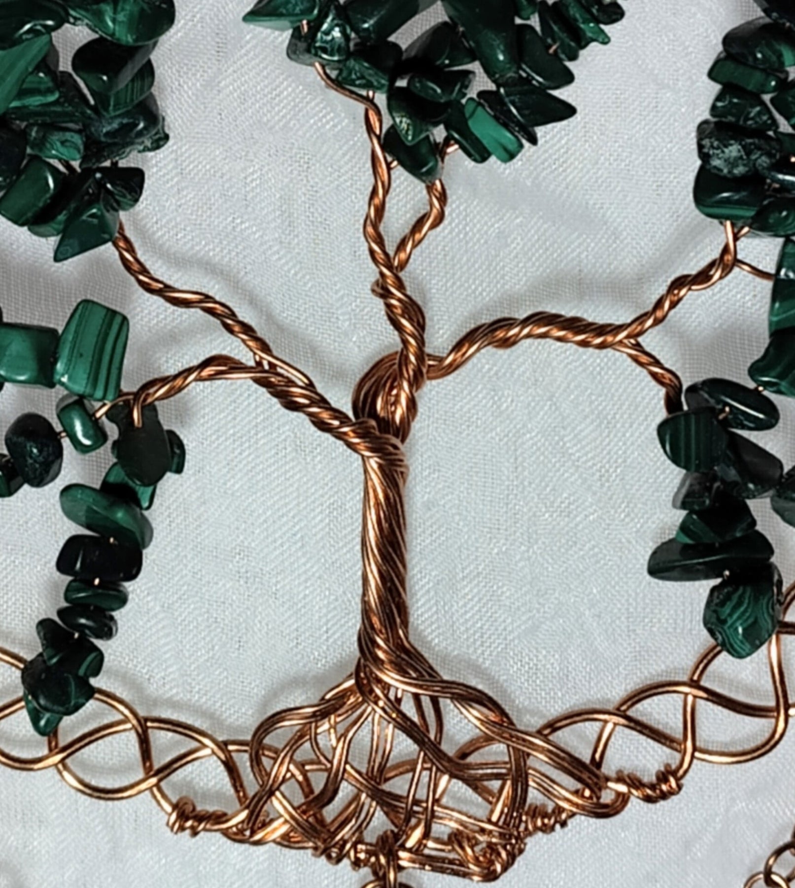 Celtic Tree of Life with Jade Chips