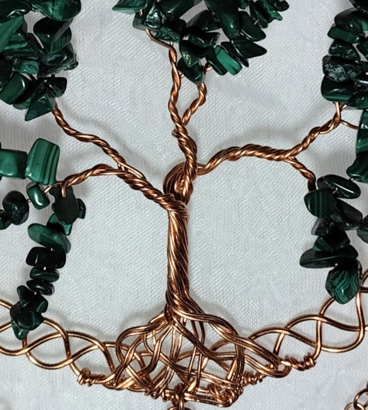 Celtic Tree of Life with Jade Chips