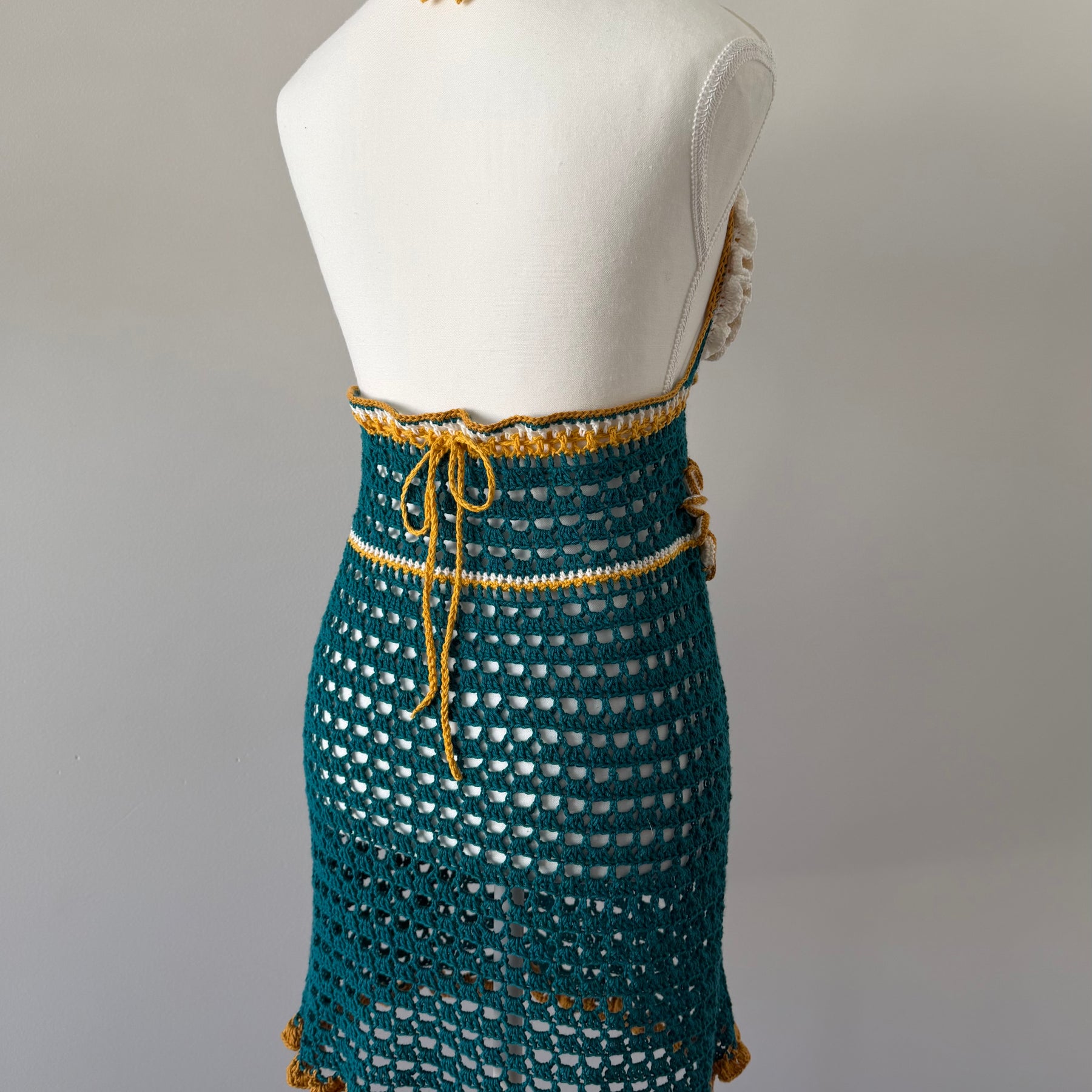 Halterneck Crochet Dress