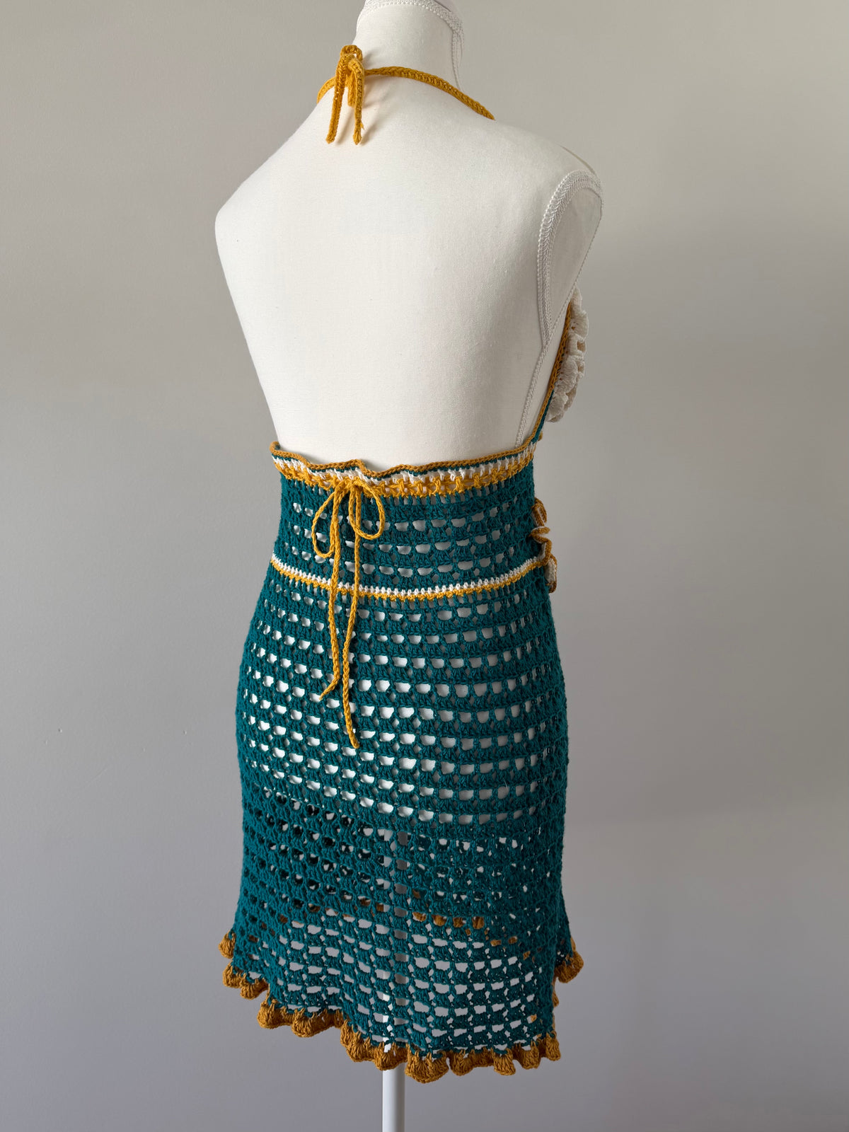Halterneck Crochet Dress