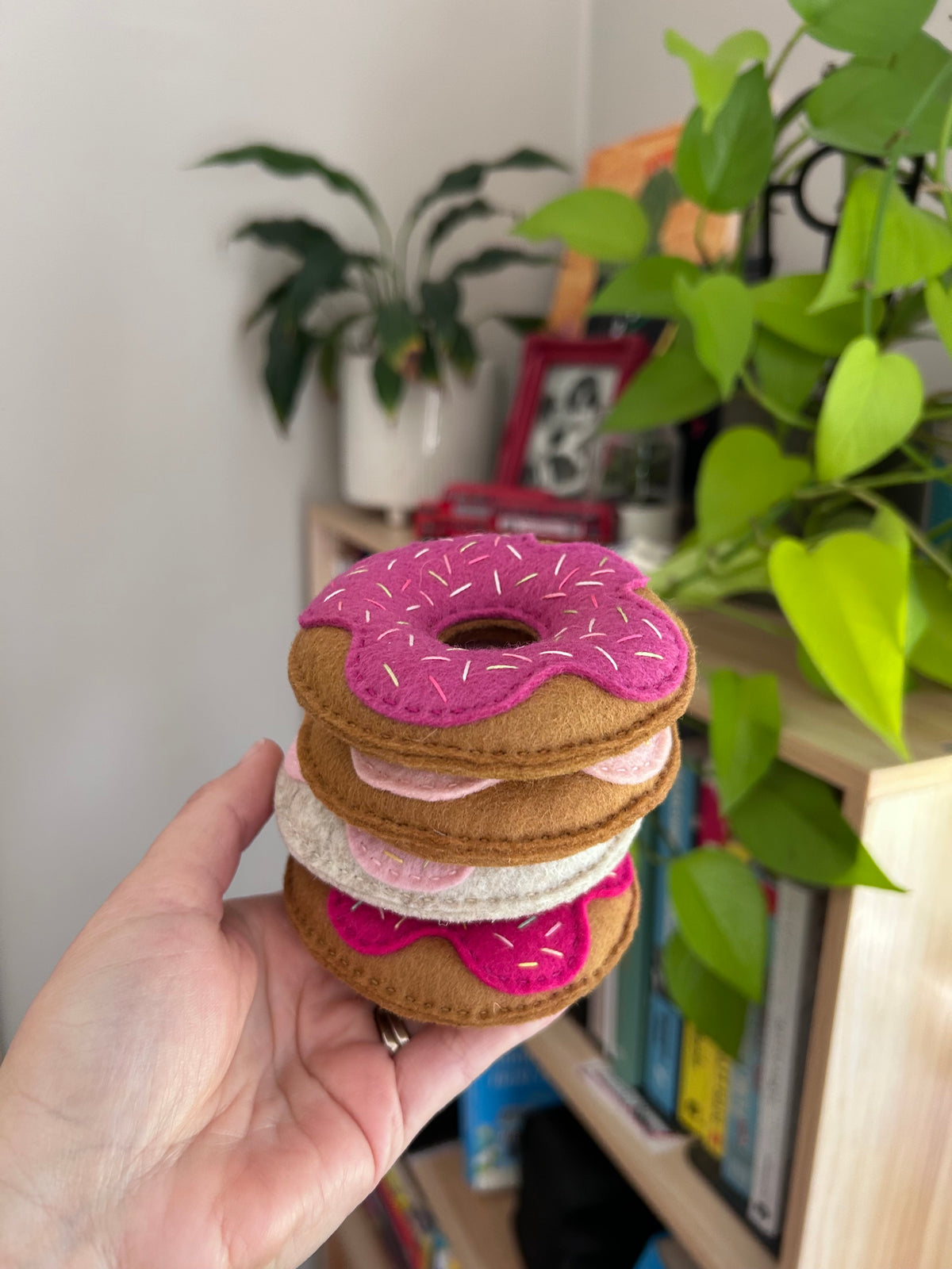Donut, play food, play kitchen, felt food