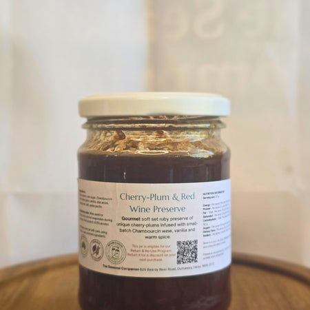Cherry-Plum & Red Wine Preserve