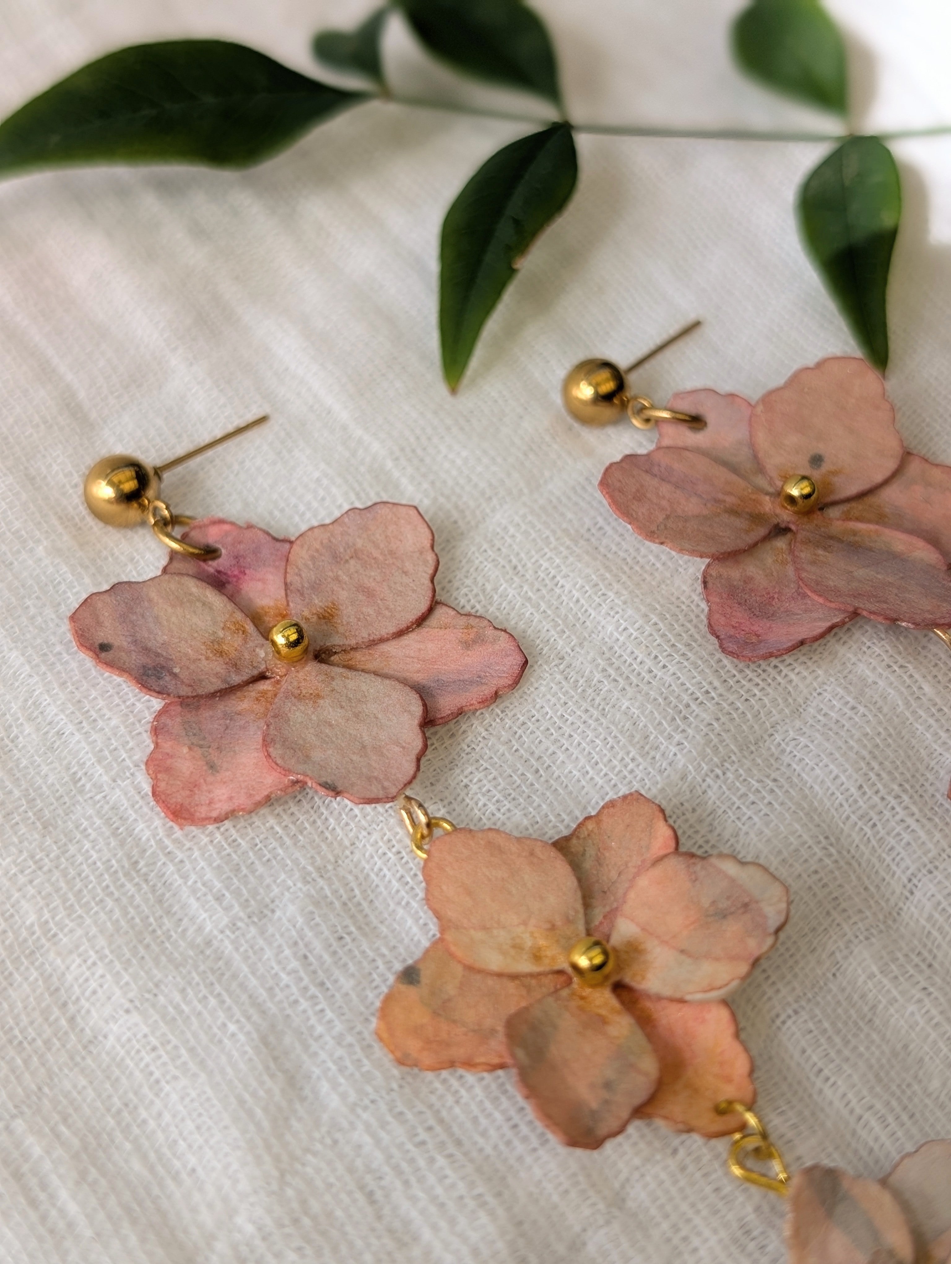Handmade Gladiolus Floral Statement Earrings | Lightweight Paper Jewellery | Made to Order
