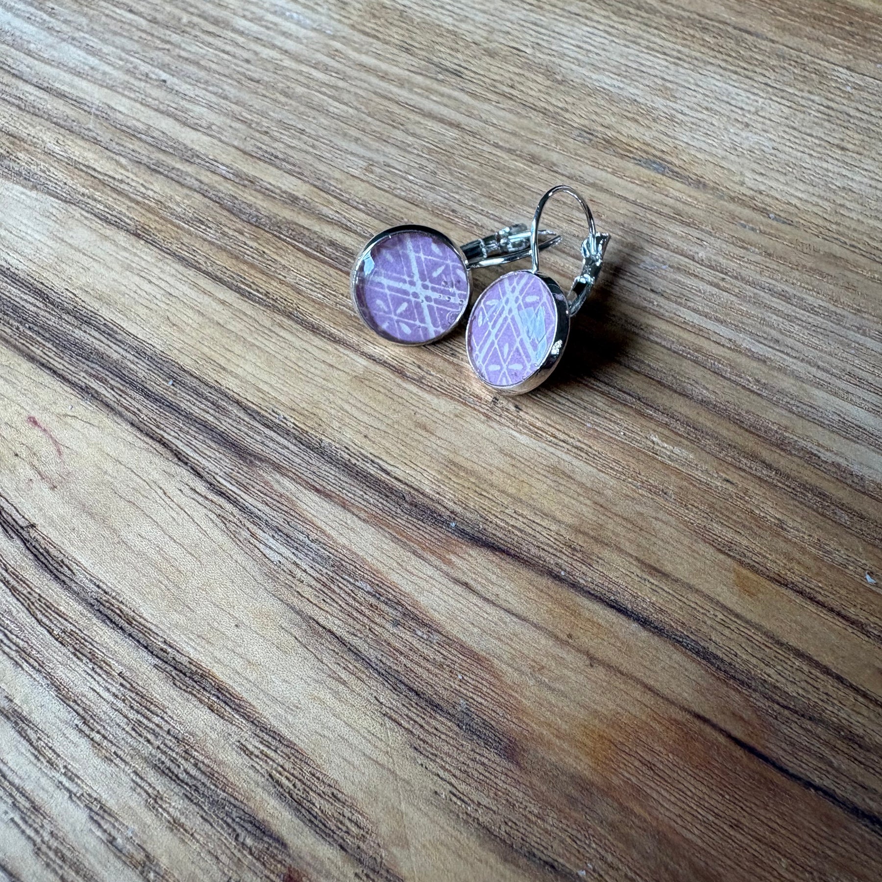Japanese paper Resin earrings