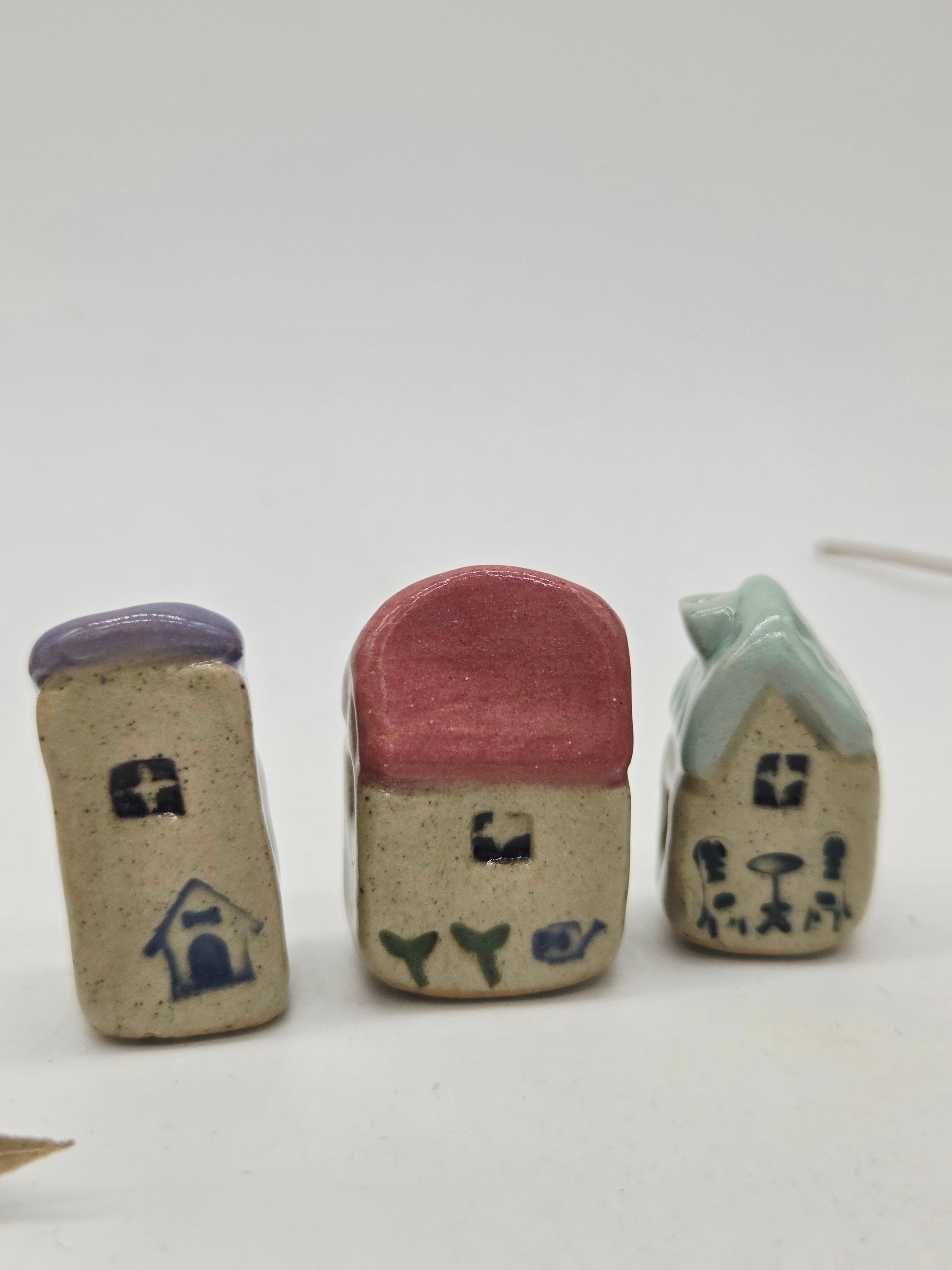 Tiny Ceramic Village - Meadow Mews