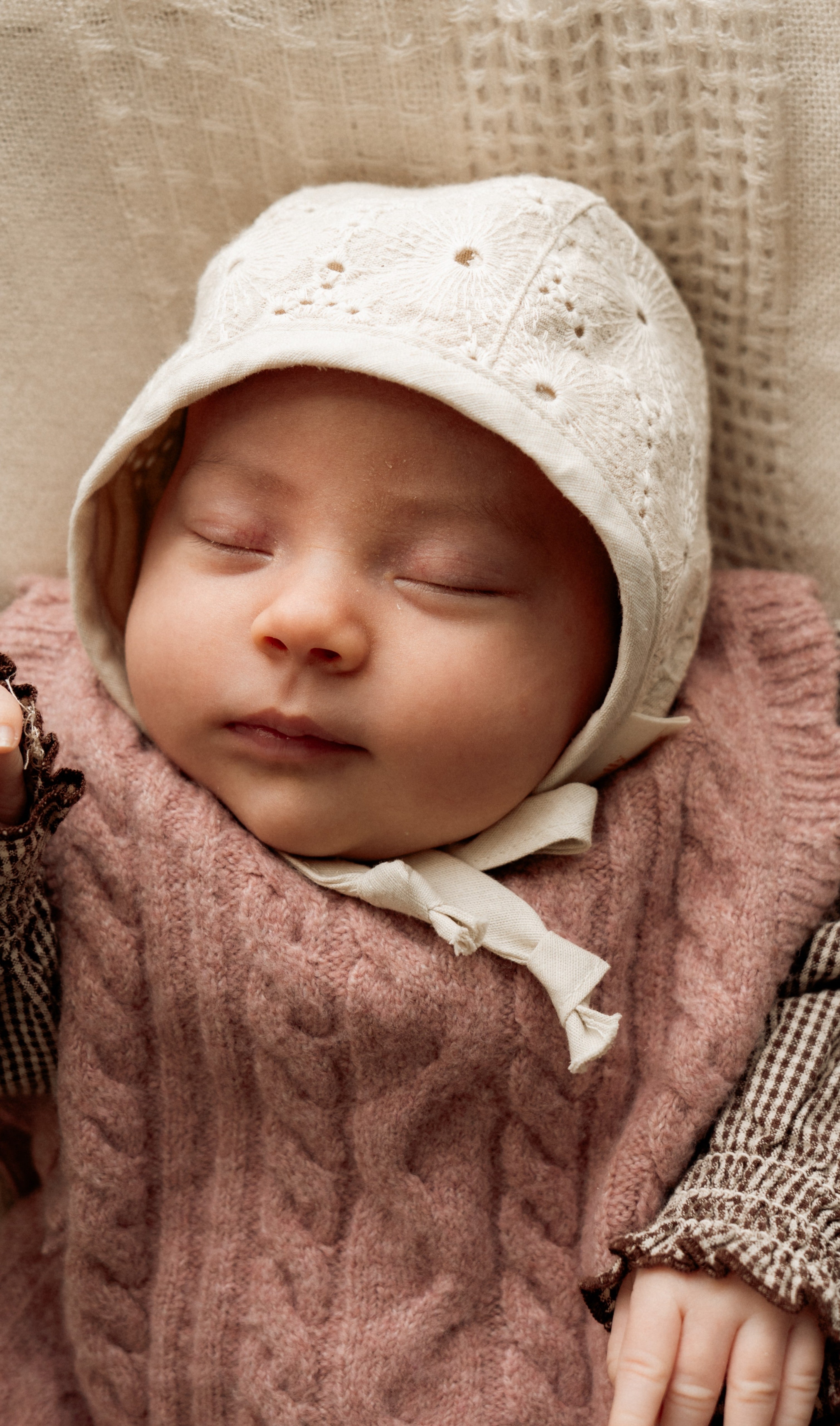 Vintage Inspired Baby Lace Bonnet