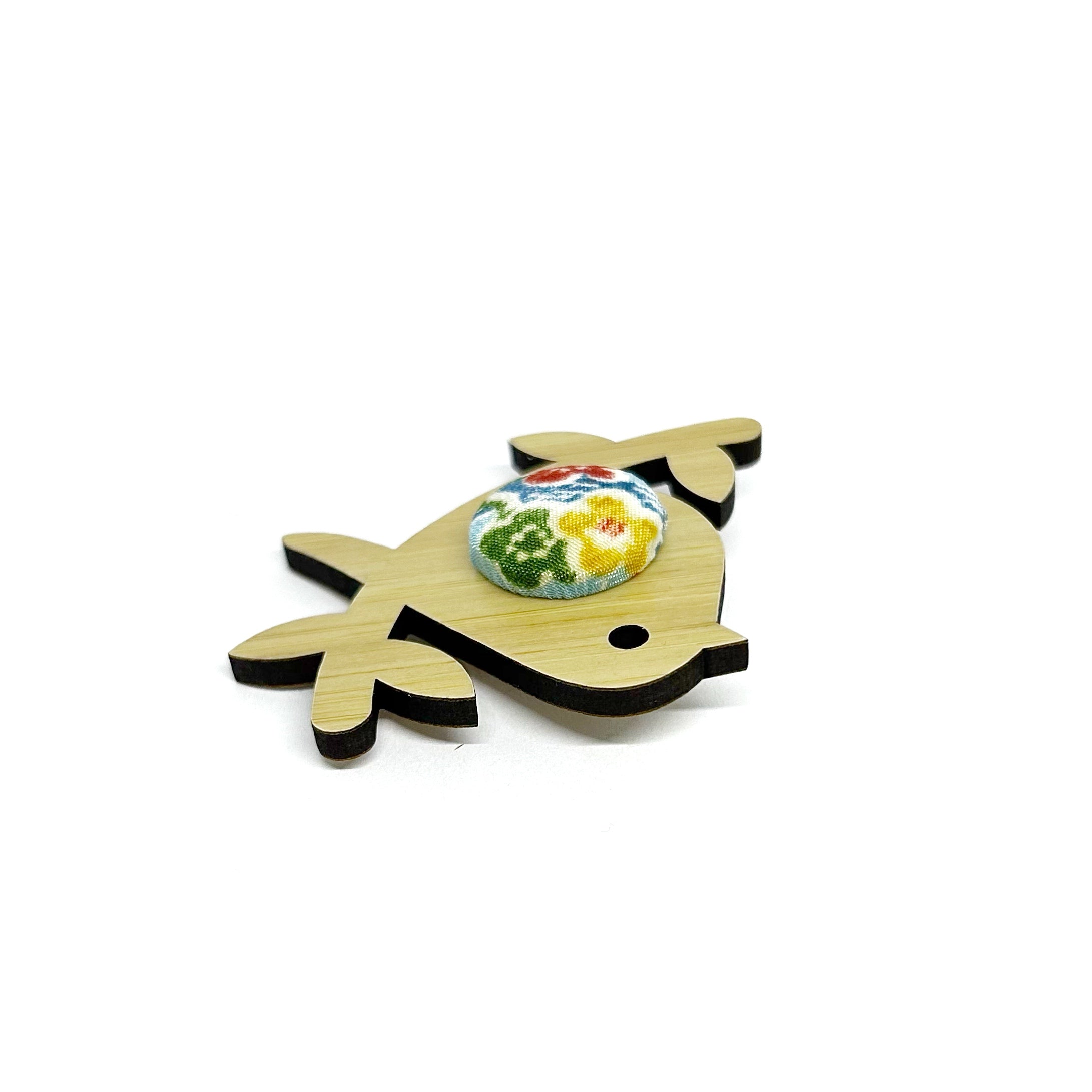 Kimono Brooches - Birdie and Sunflower